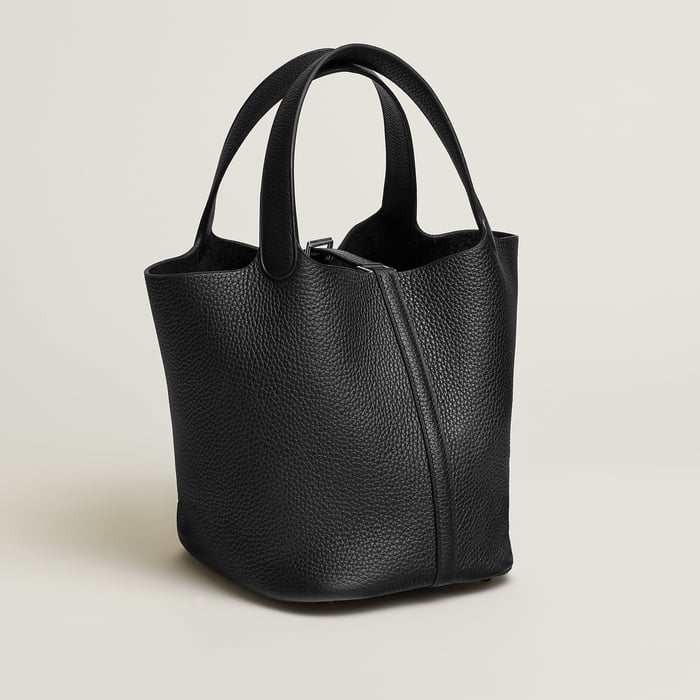 Noir Picotin Lock 22 Bag