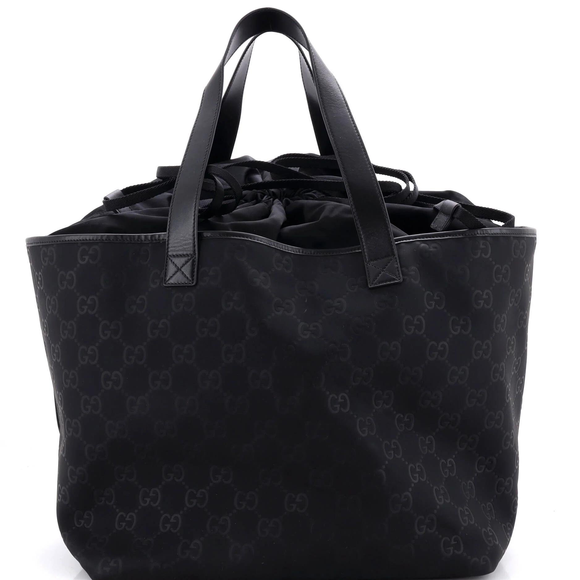 Leather tote