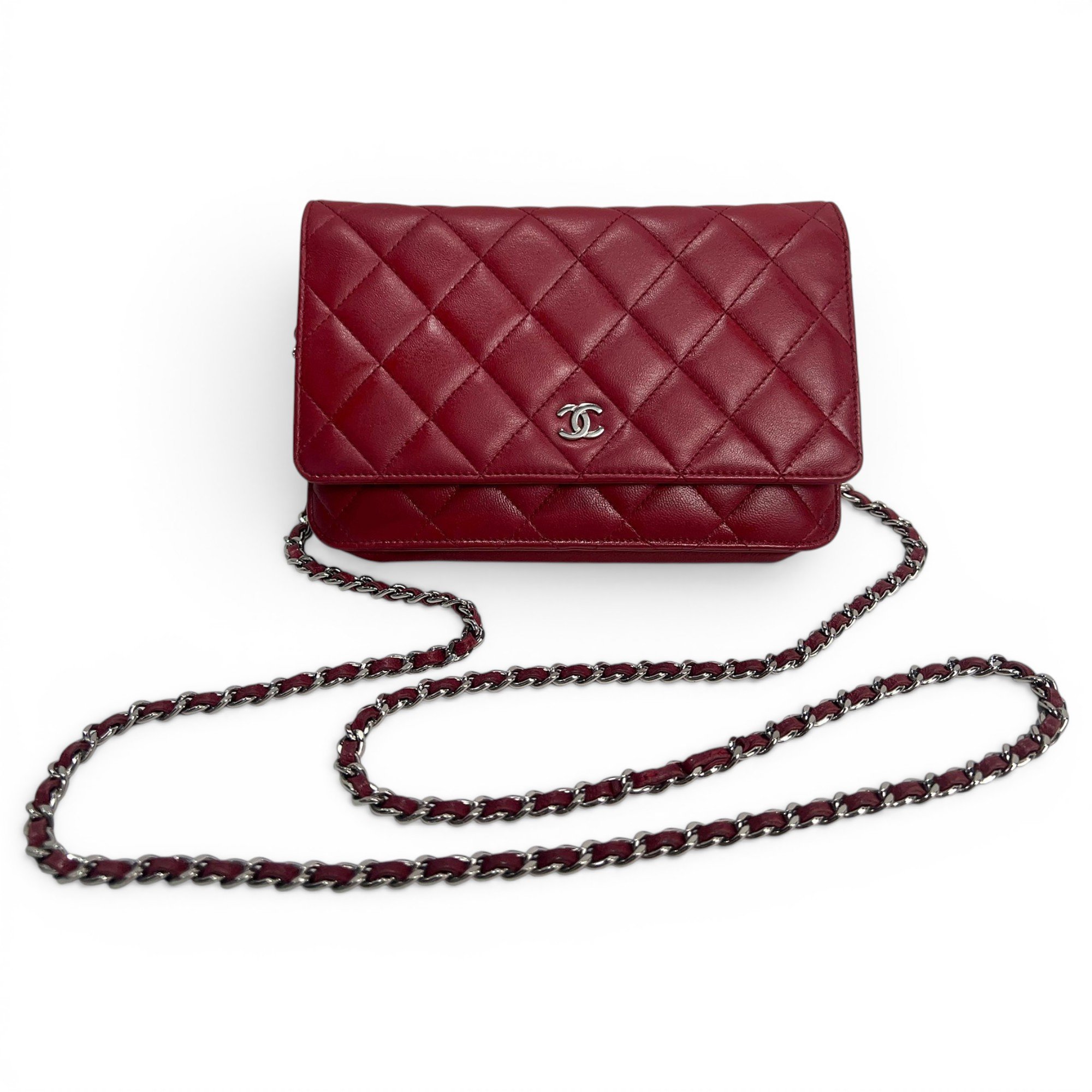 Wallet On Chain Timeless/Classique leather crossbody bag