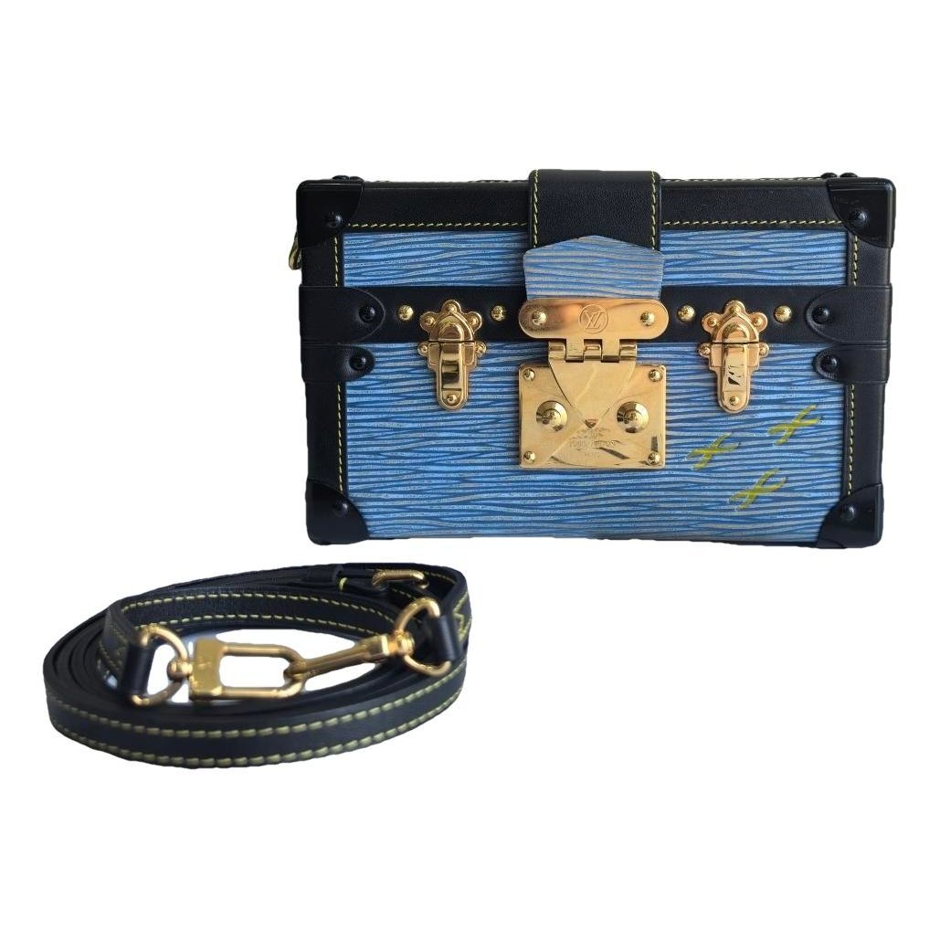 Petite Malle leather handbag