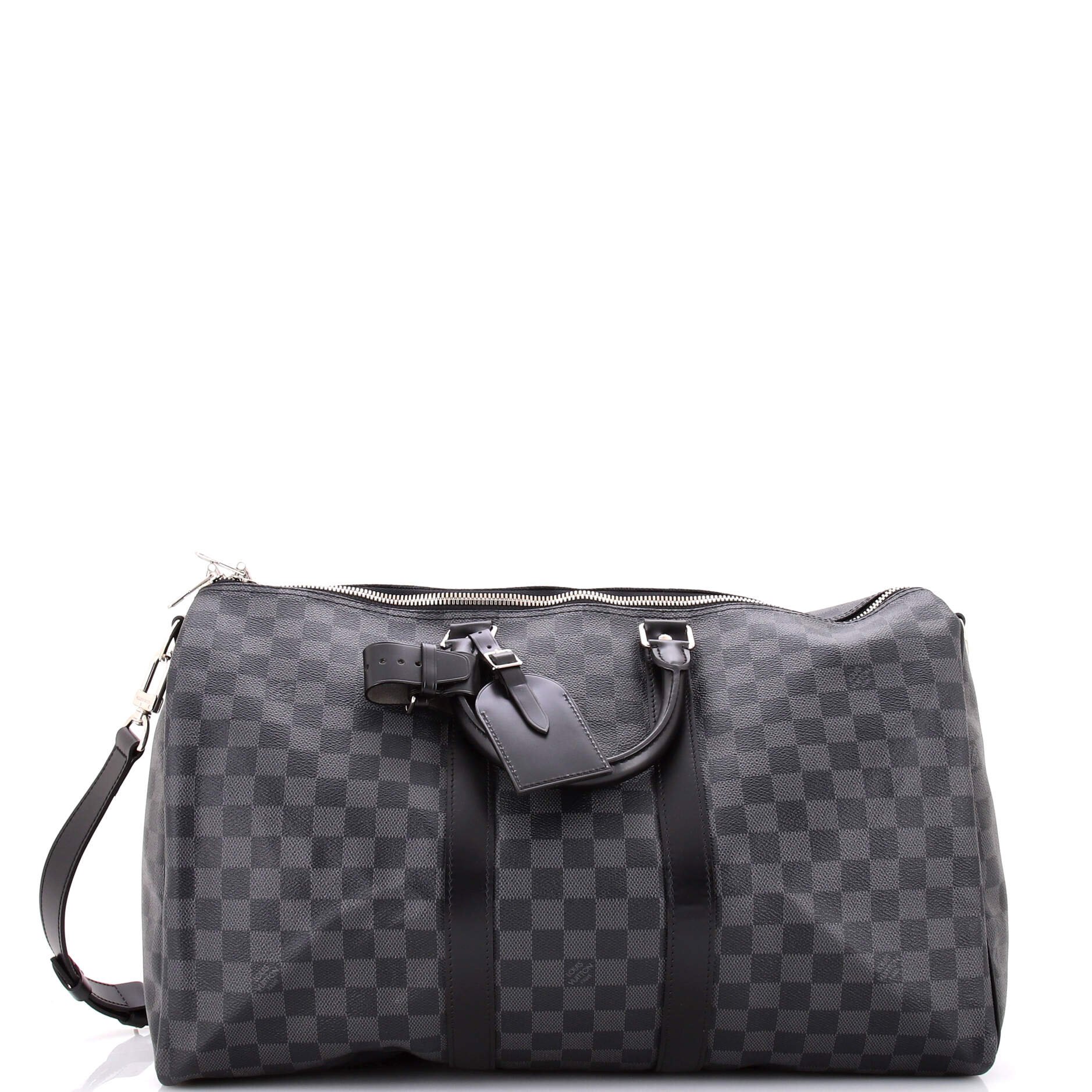 Louis Vuitton Keepall Bandouliere Bag Damier Graphite 45