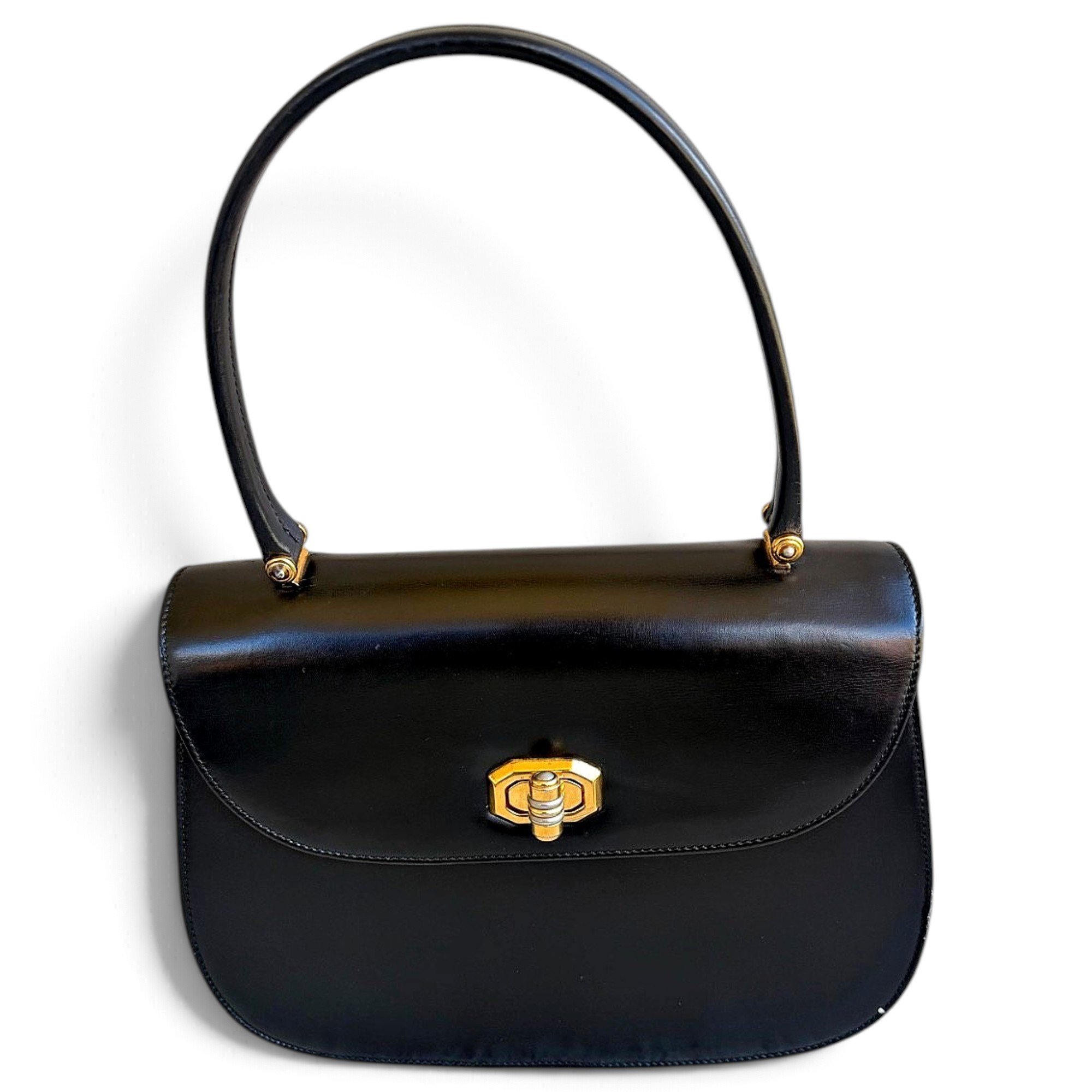 Lady Lock leather handbag