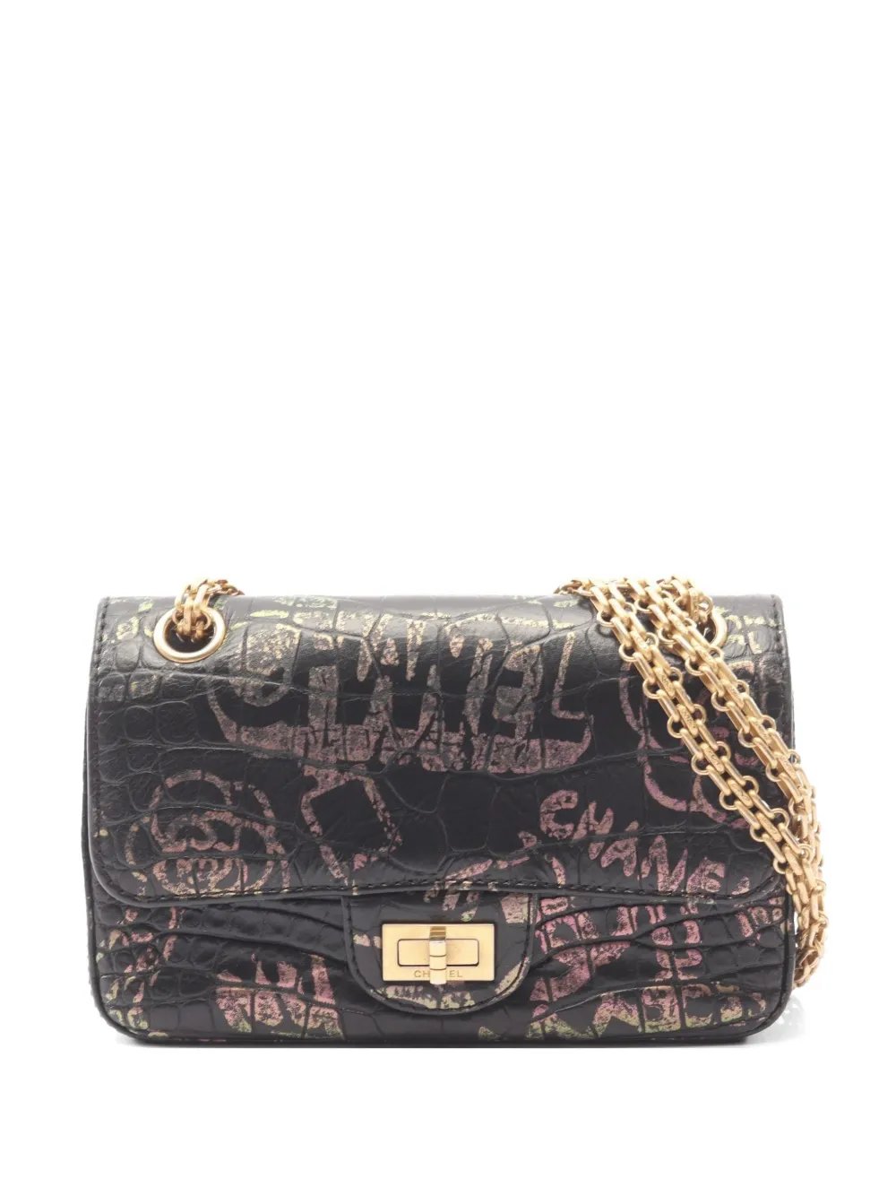 2019 mini 2.55 Graffiti shoulder bag