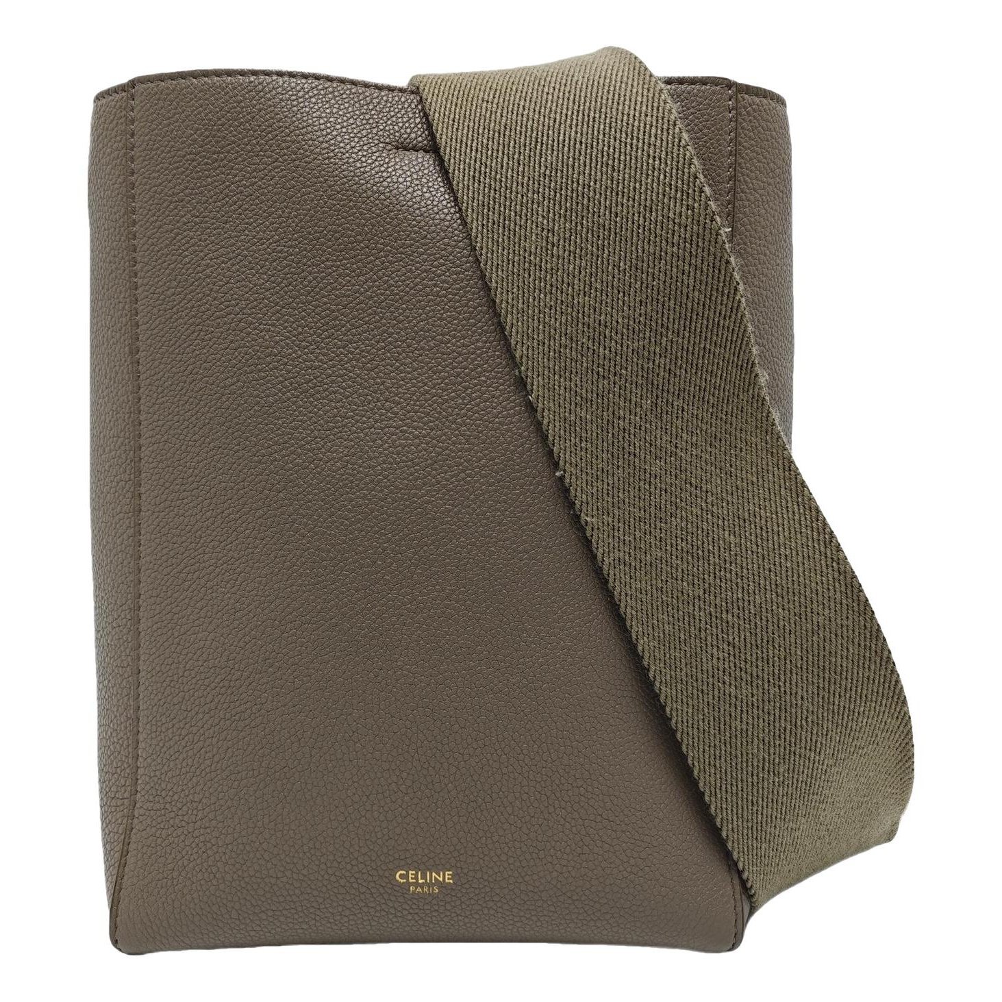 Seau Sangle leather handbag