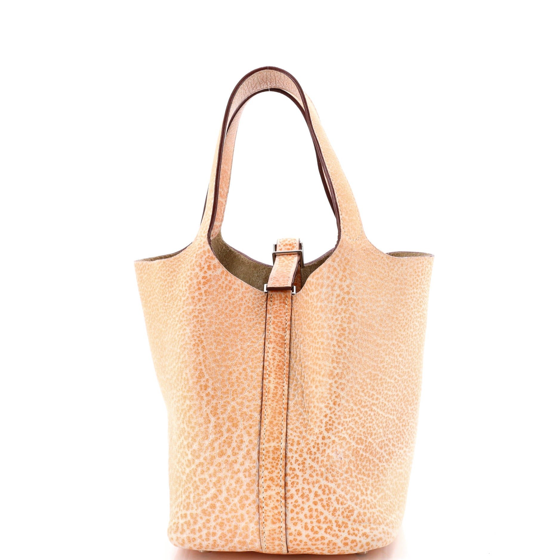 Hermes Picotin Bag Dalmatian Buffalo PM