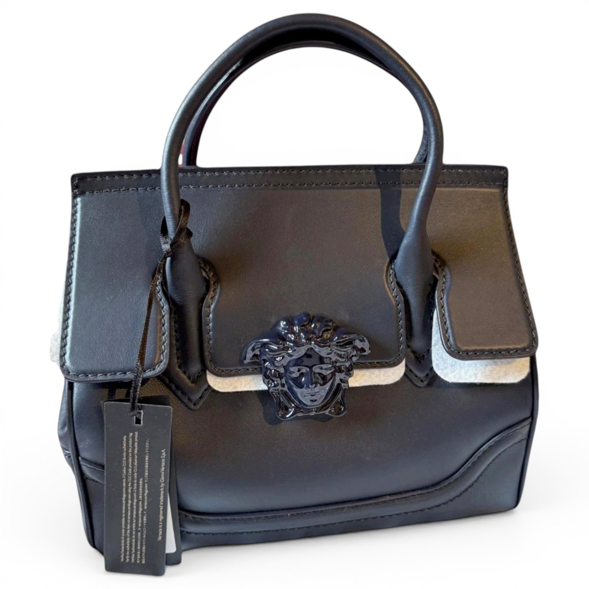 Palazzo Empire leather handbag