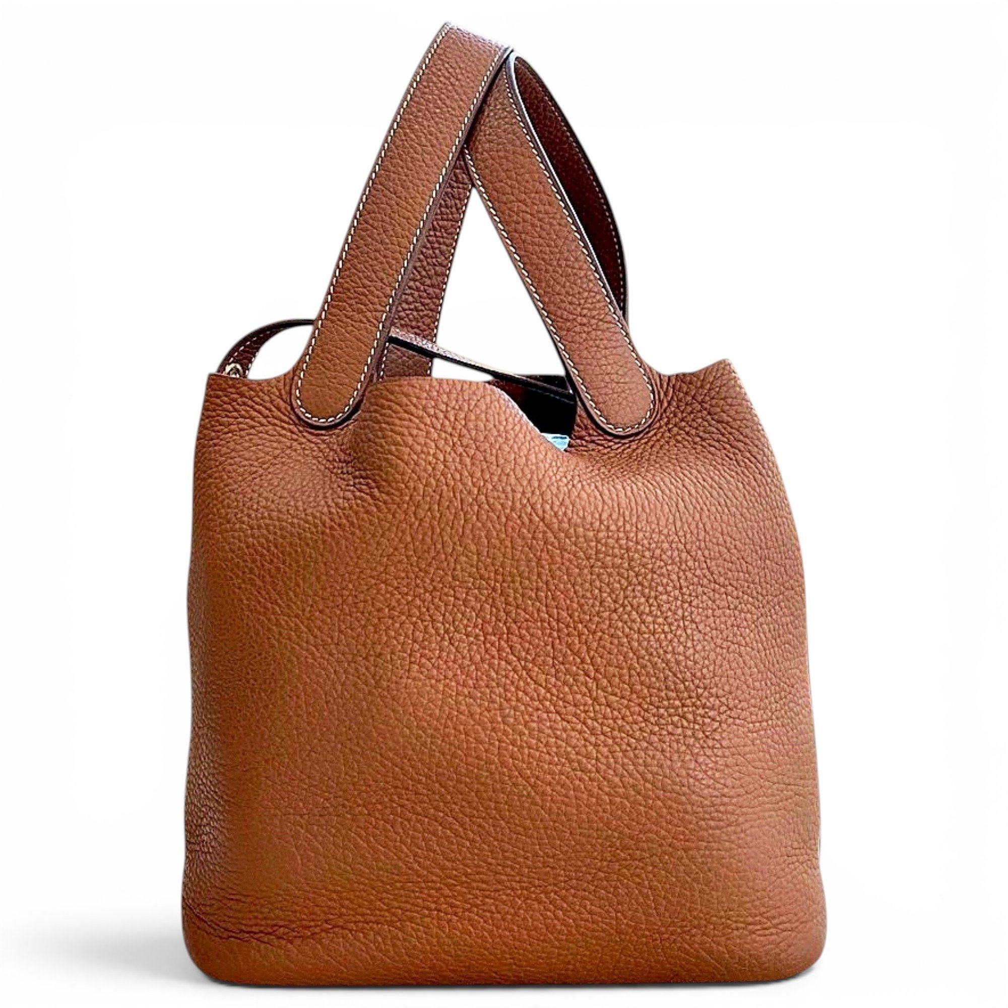 Picotin leather handbag