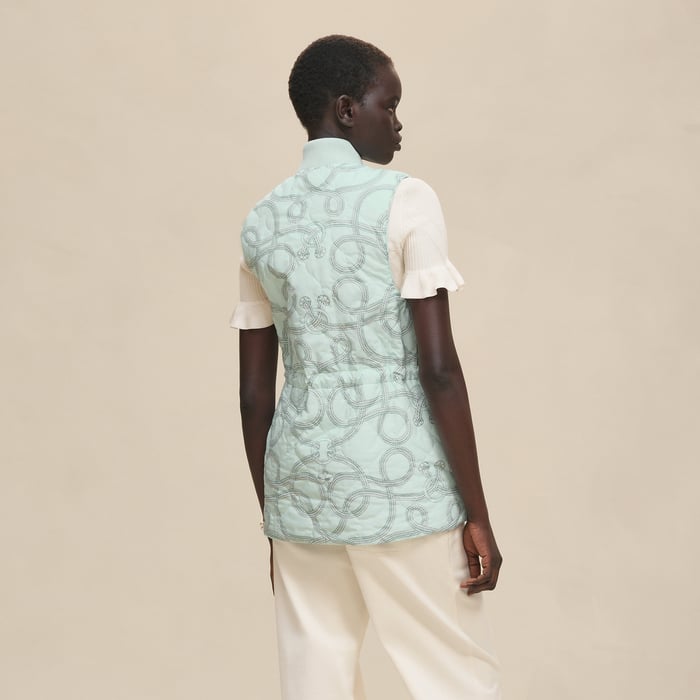 Vert Embrun "Palefroi Remix" Reversible Long Vest