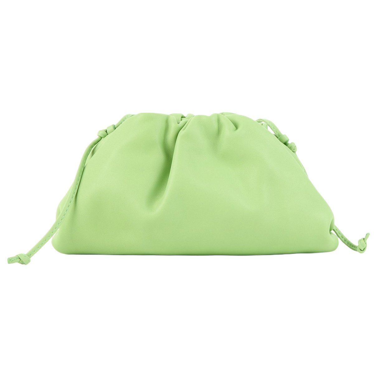 Pouch leather crossbody bag