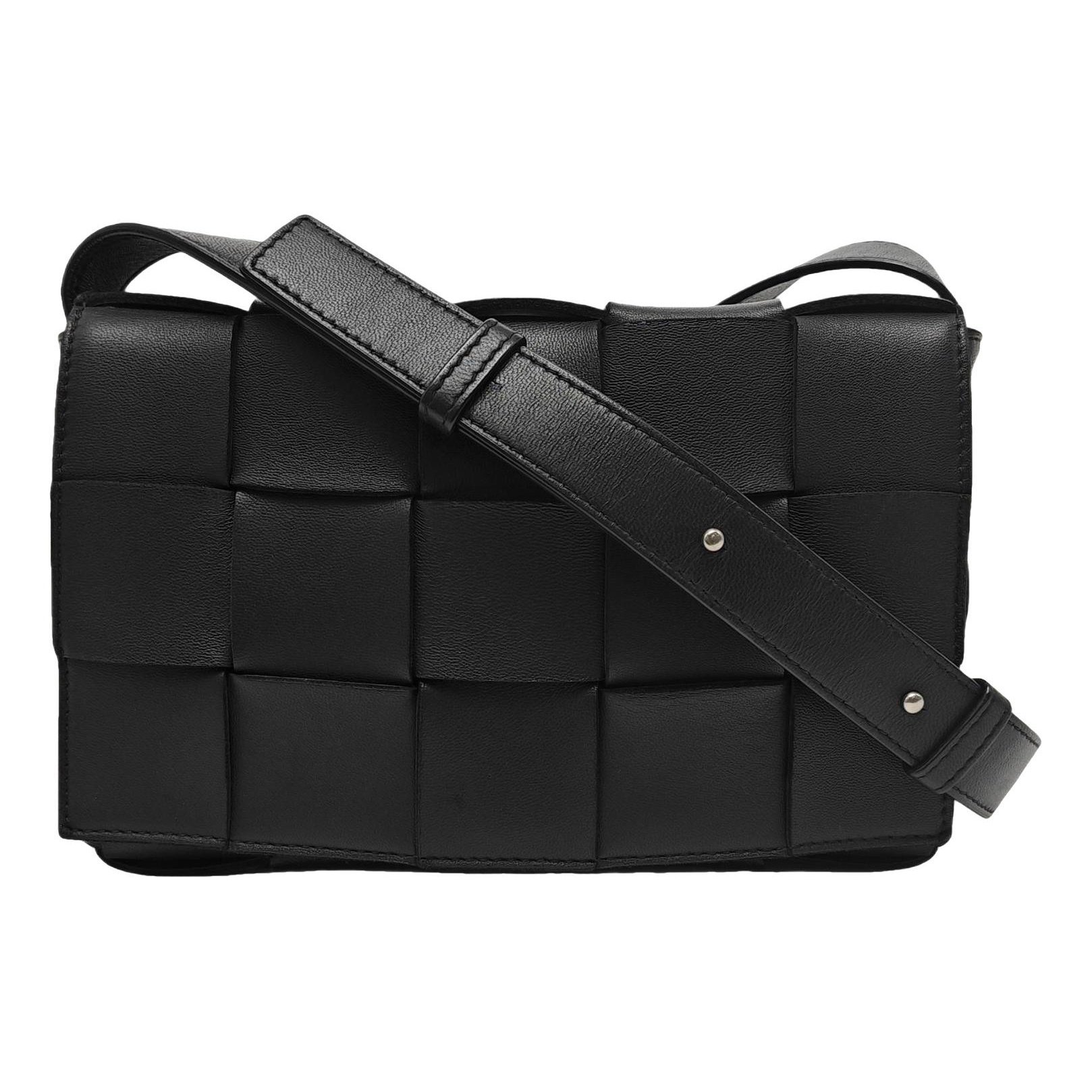 Cassette leather crossbody bag