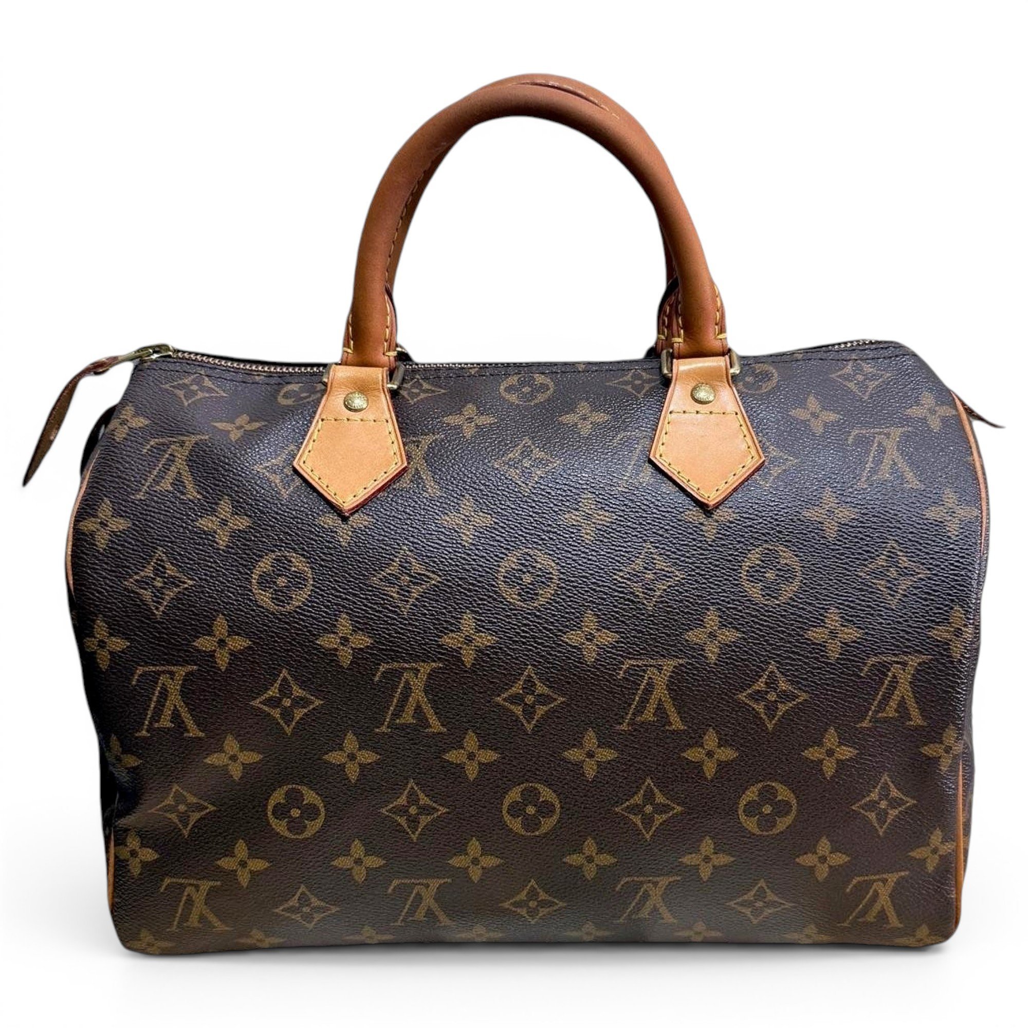 Speedy leather handbag