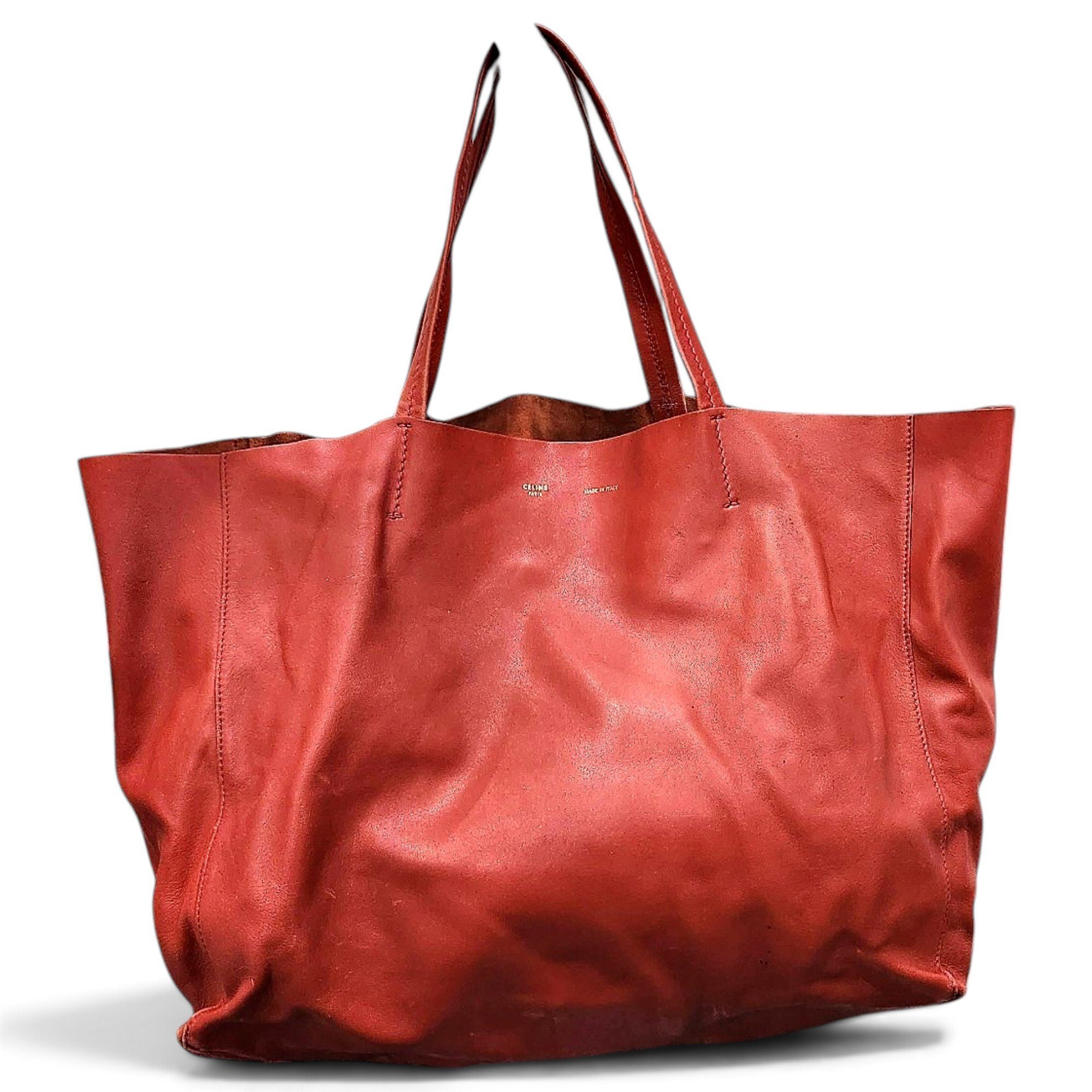 Cabas leather tote