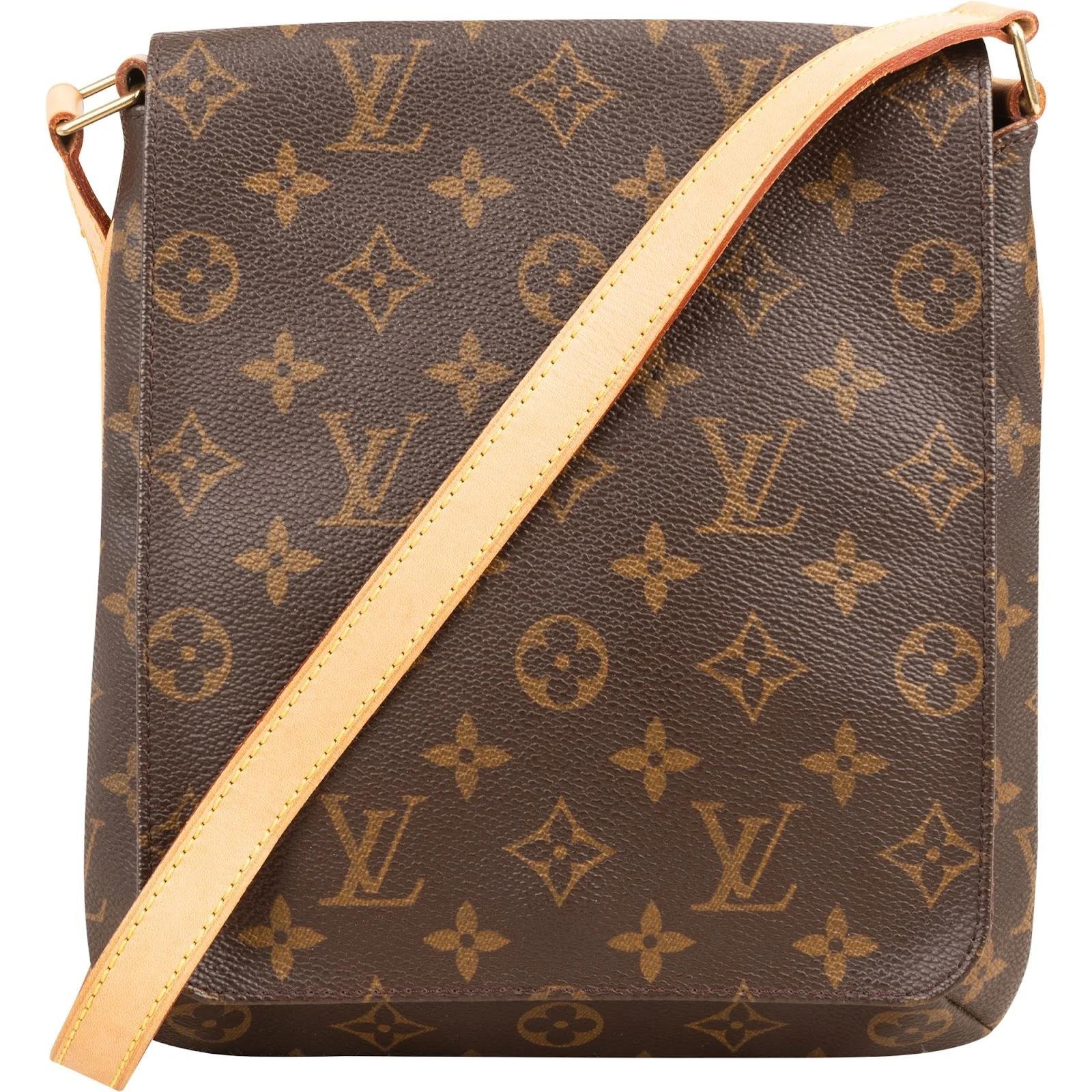 Musette leather crossbody bag