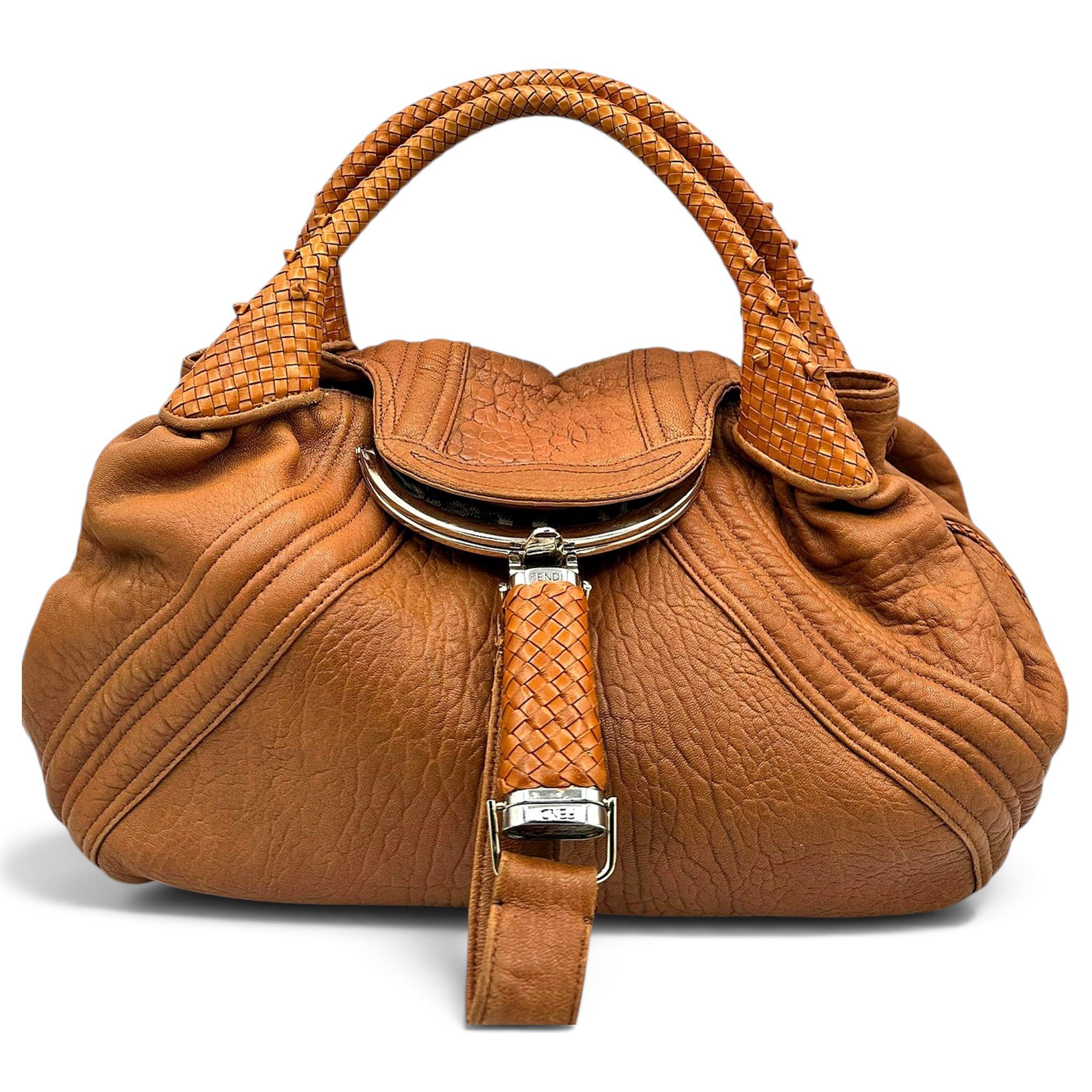 Spy leather handbag