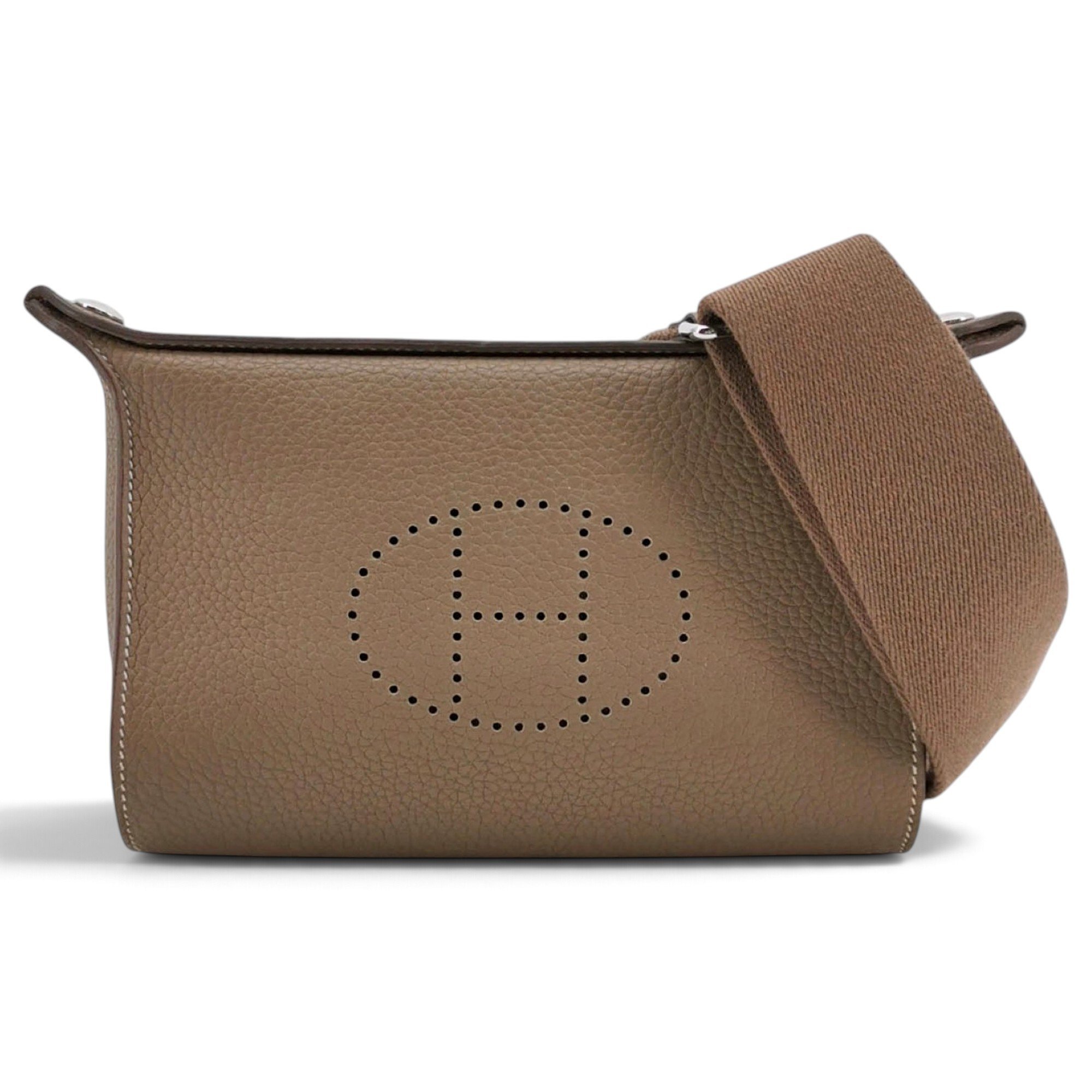 Hermes Videpoches Handbag Etoupe