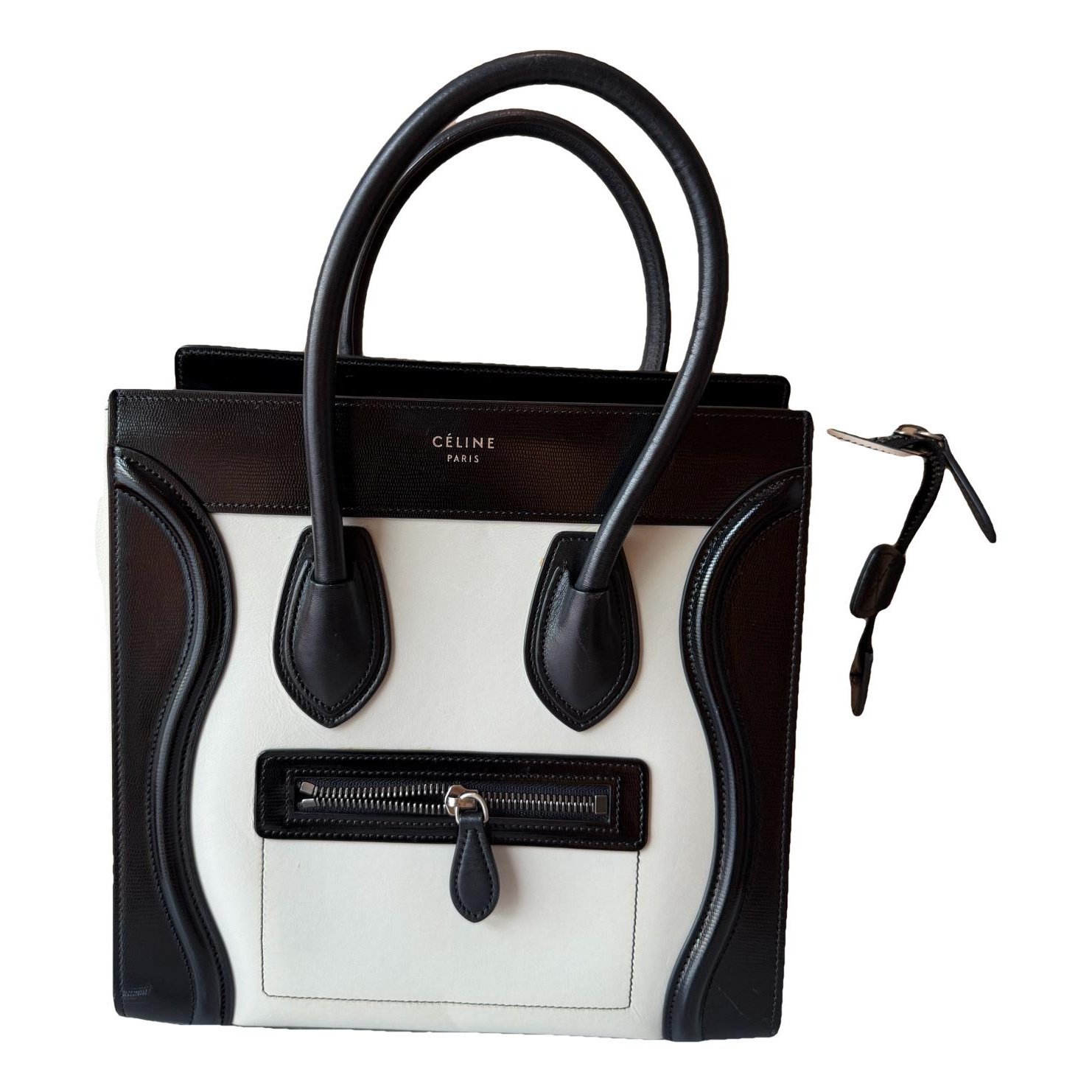 Luggage leather handbag