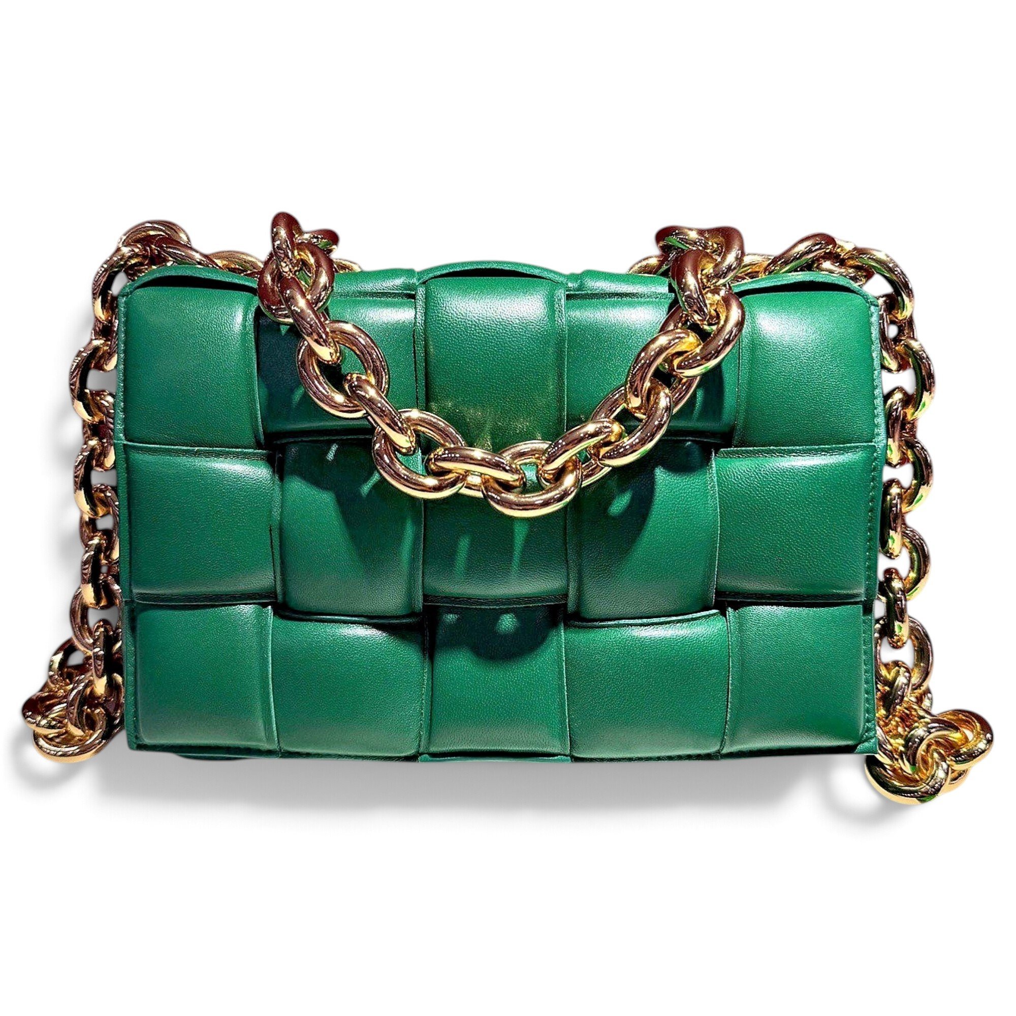 Chain Cassette leather handbag