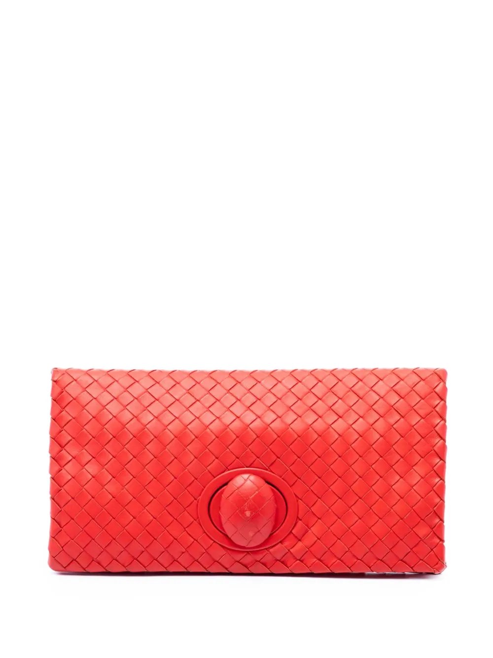 2012-2026 Nappa Intrecciato Turn Lock clutch bag