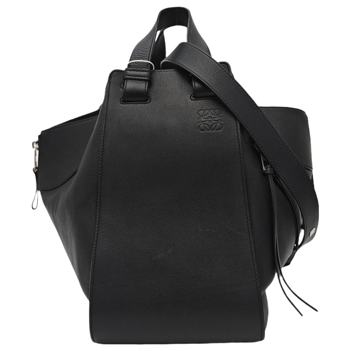 Hammock leather handbag