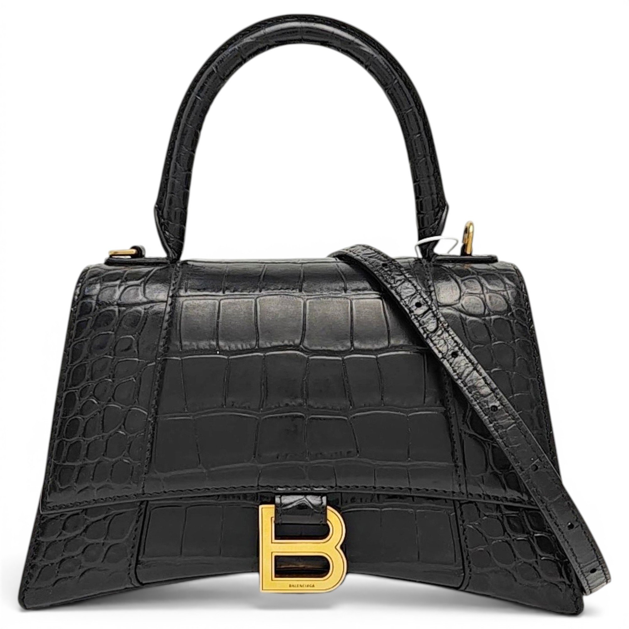 Balenciaga Hourglass leather handbag