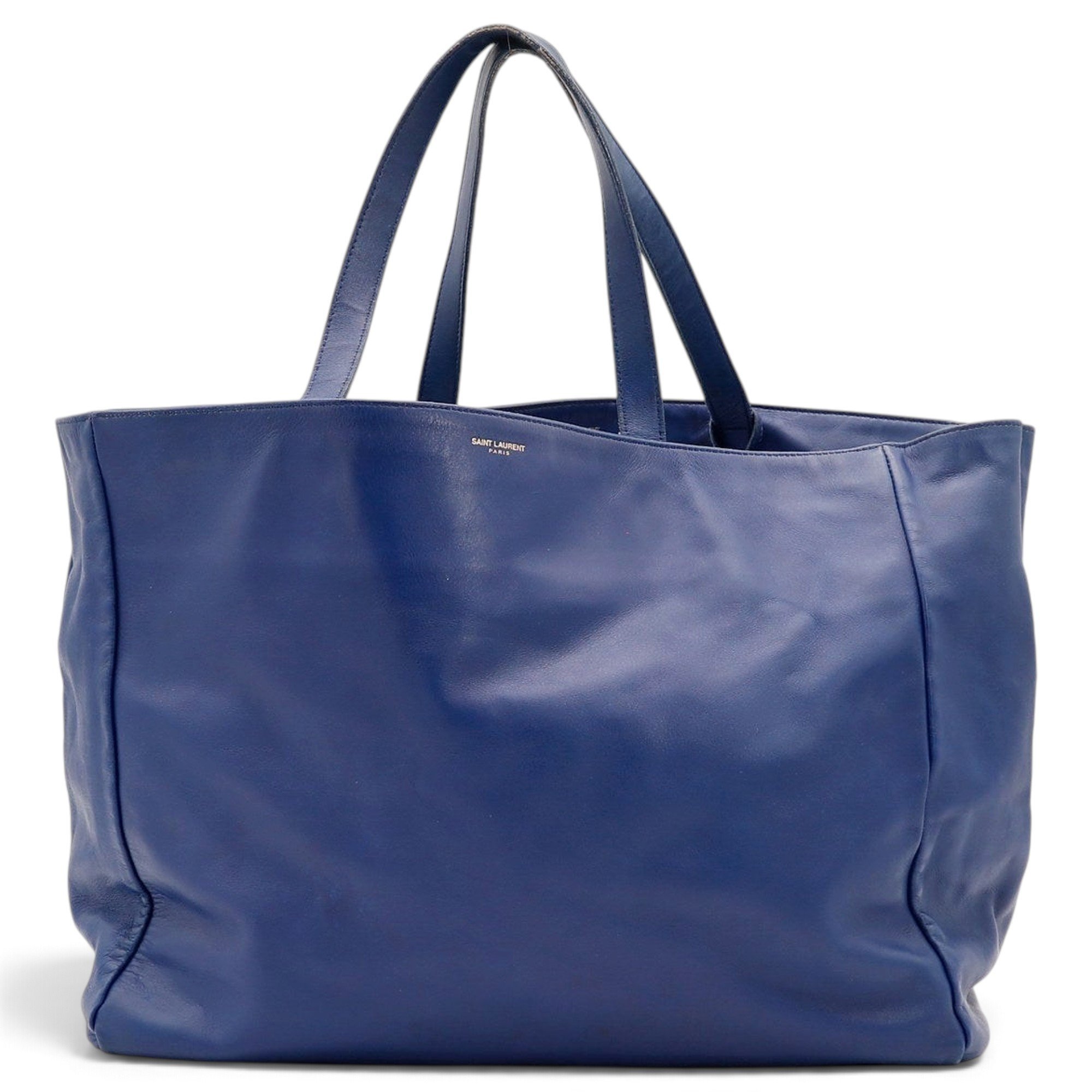 Shopping leather handbag