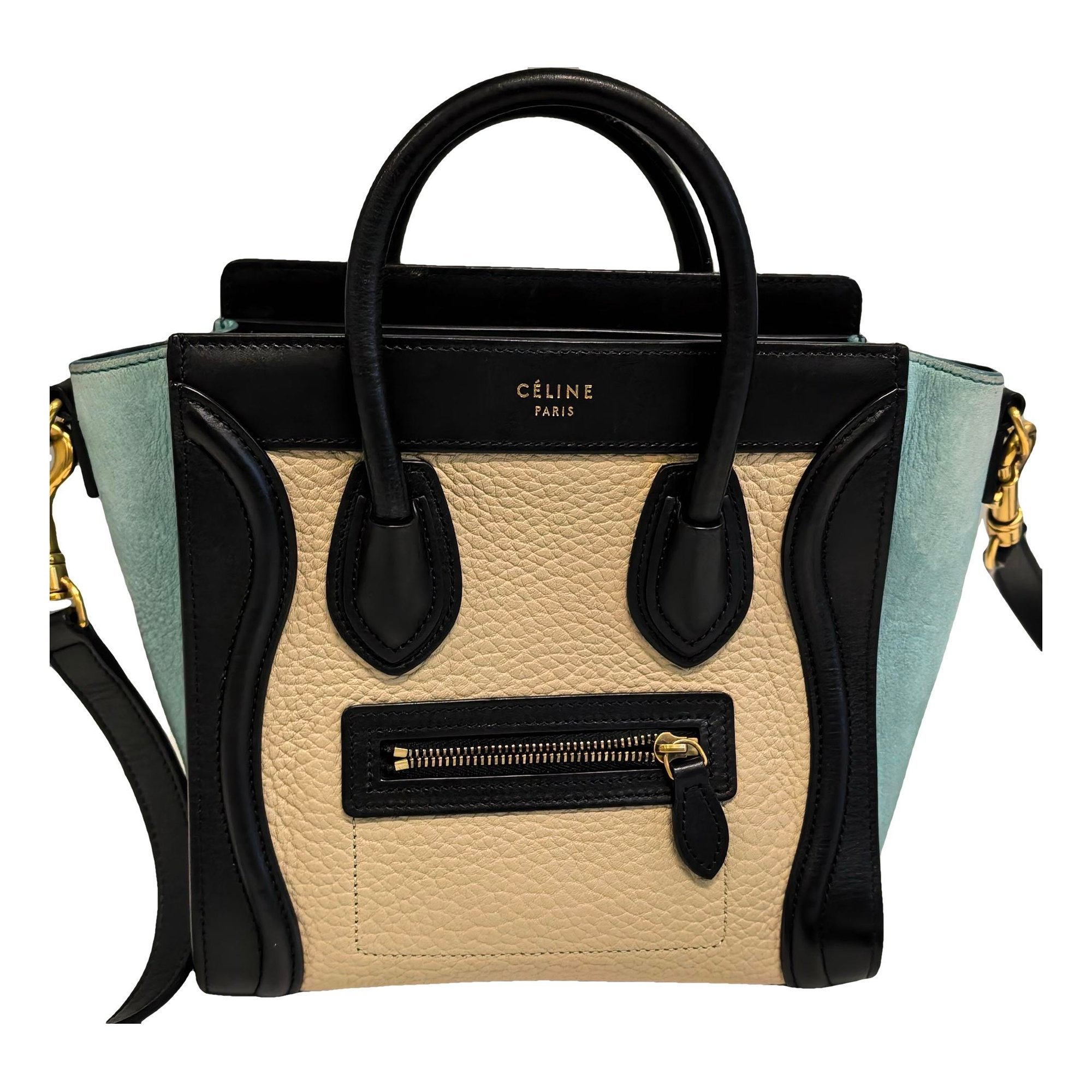 Nano Luggage leather handbag