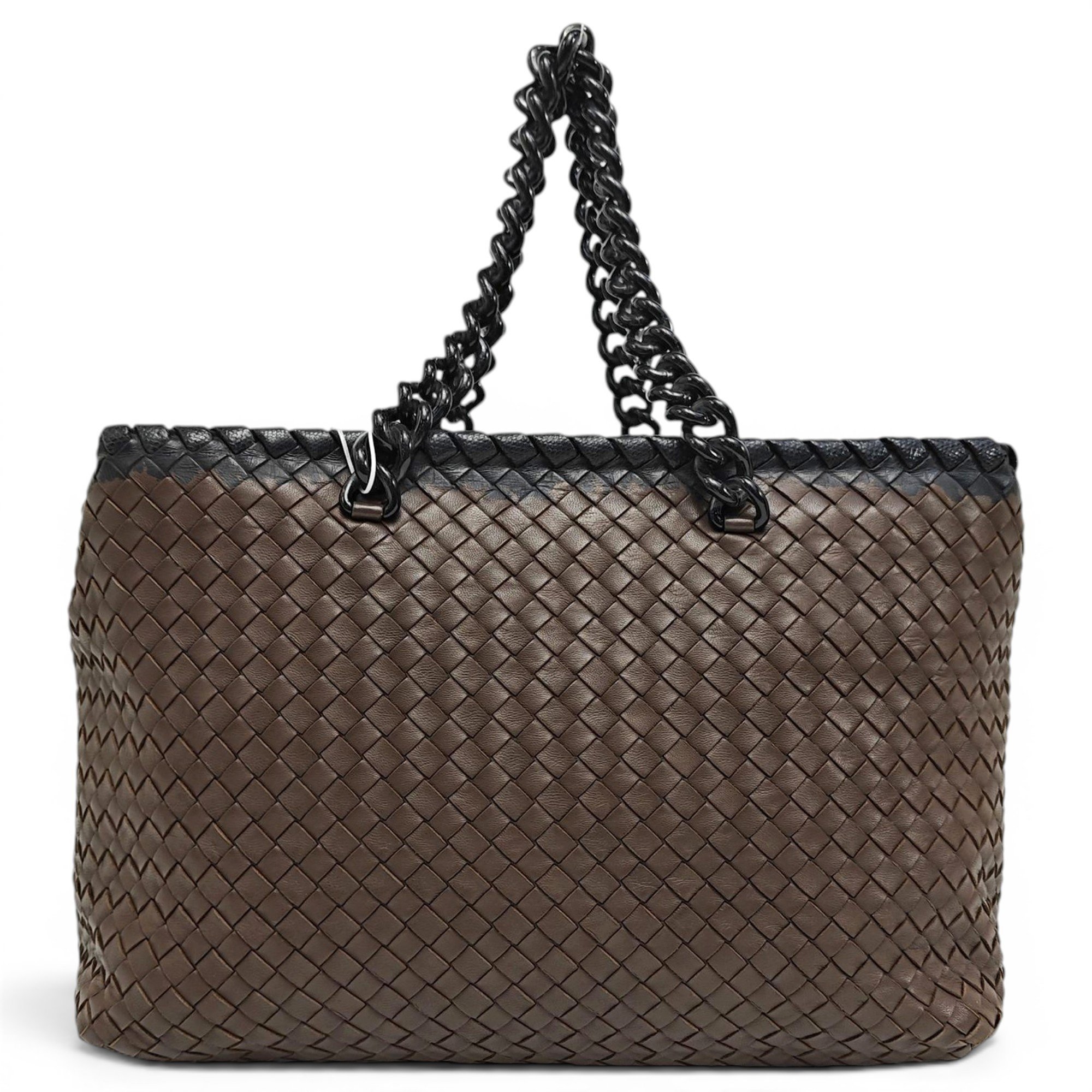 Pouch leather handbag