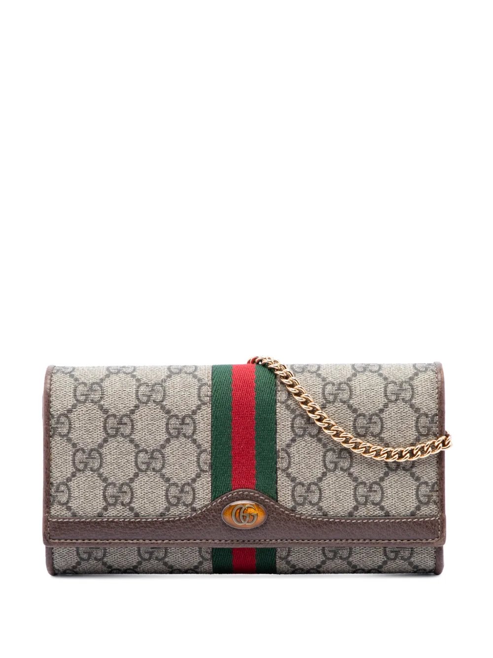 2000-2015 GG Supreme Web Ophidia Wallet on Chain crossbody bag