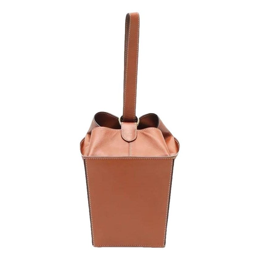 Leather clutch bag