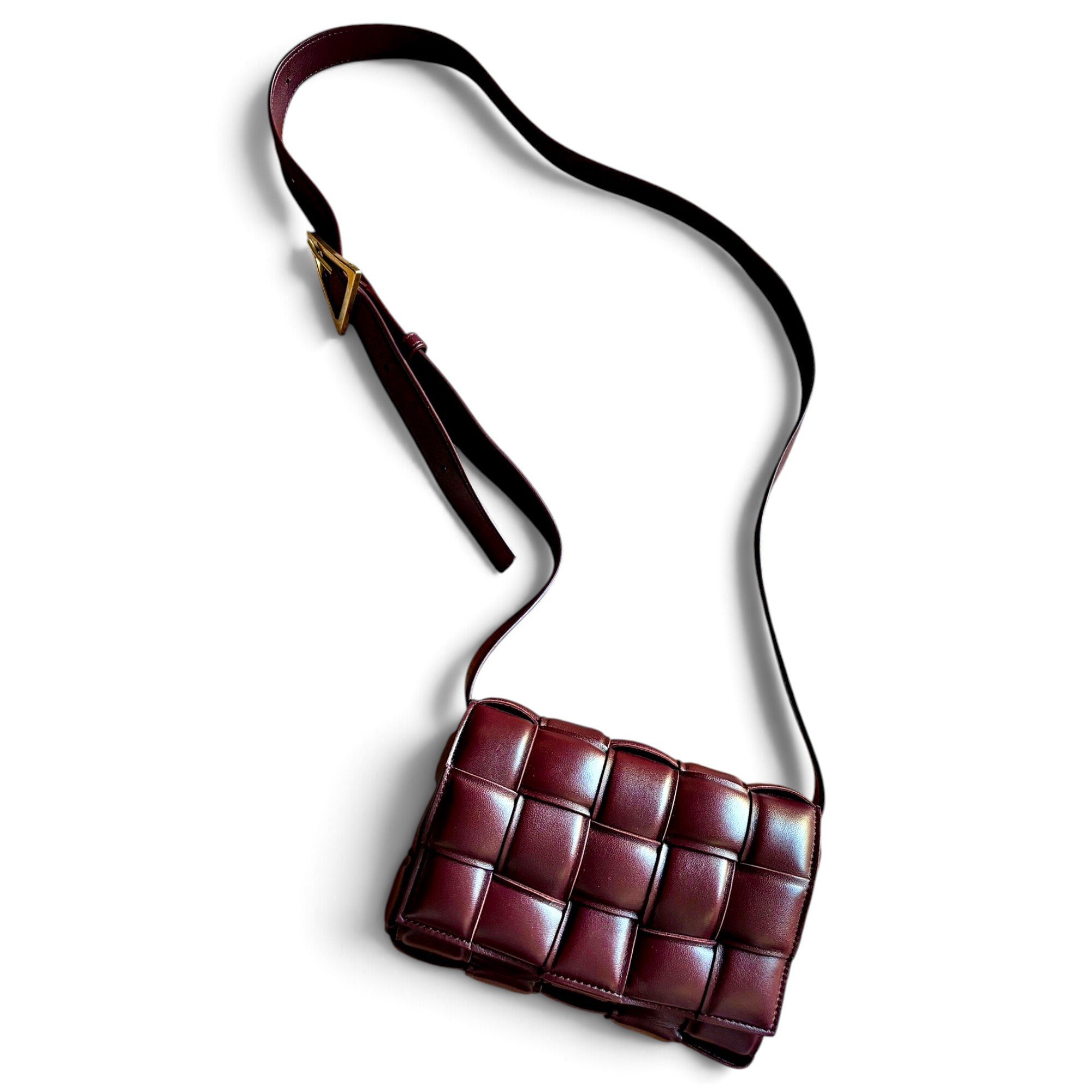 Cassette Padded leather crossbody bag