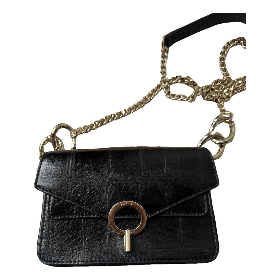 Sandro Yza leather crossbody bag