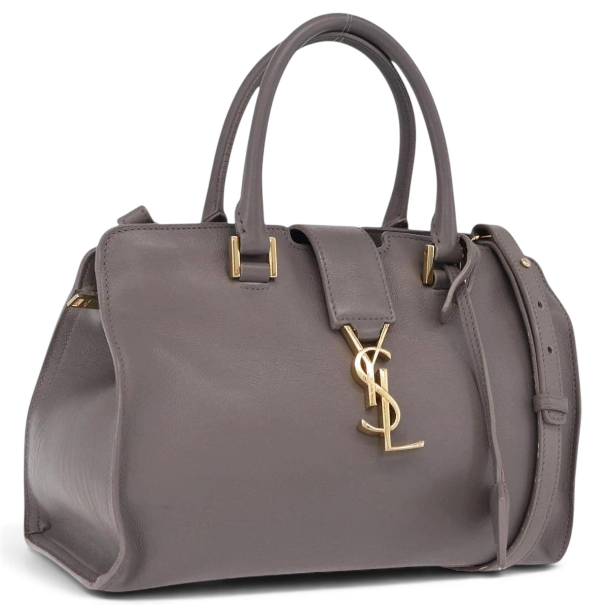 Y leather handbag