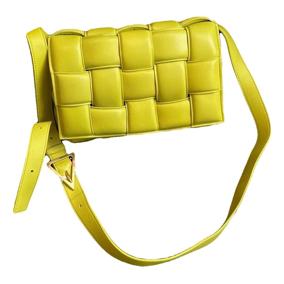 Cassette leather handbag