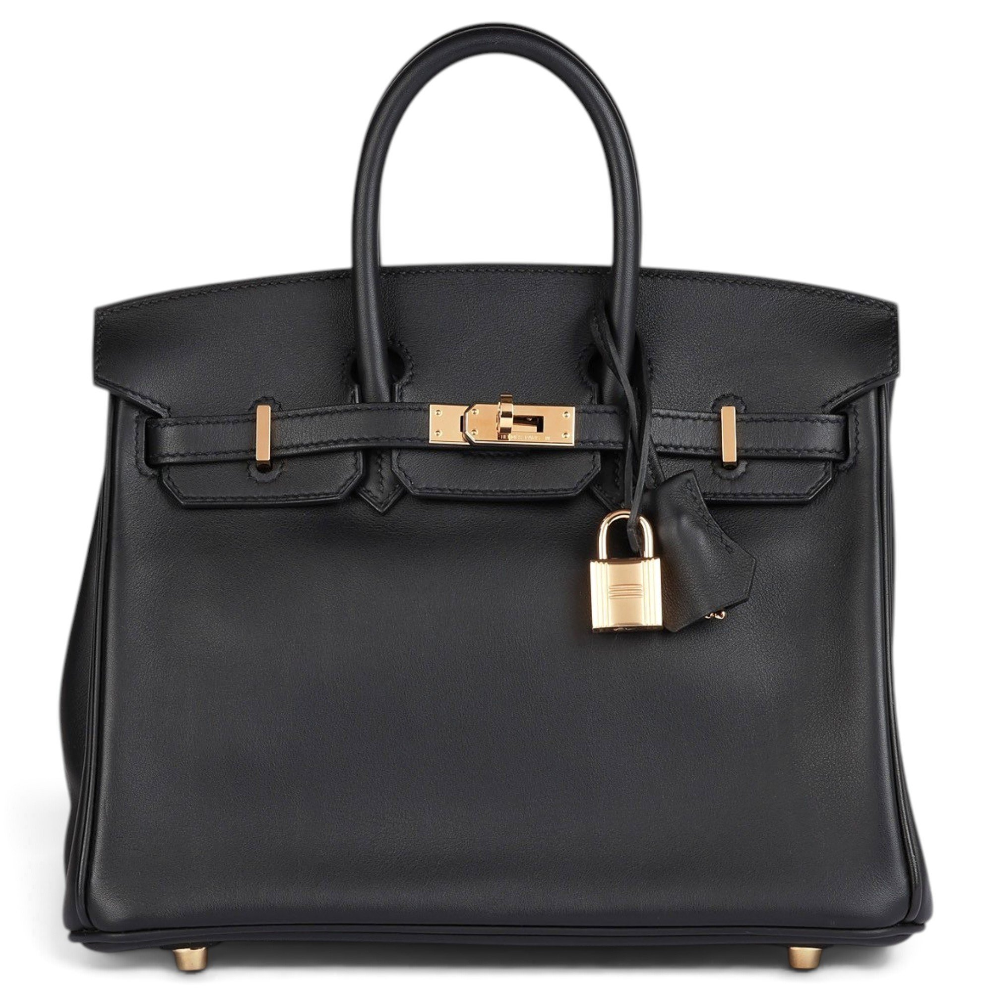 Birkin 25 leather handbag