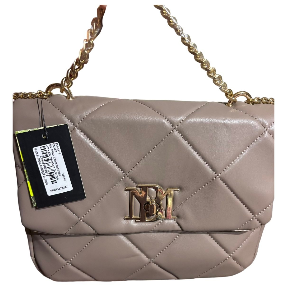 Vegan leather crossbody bag