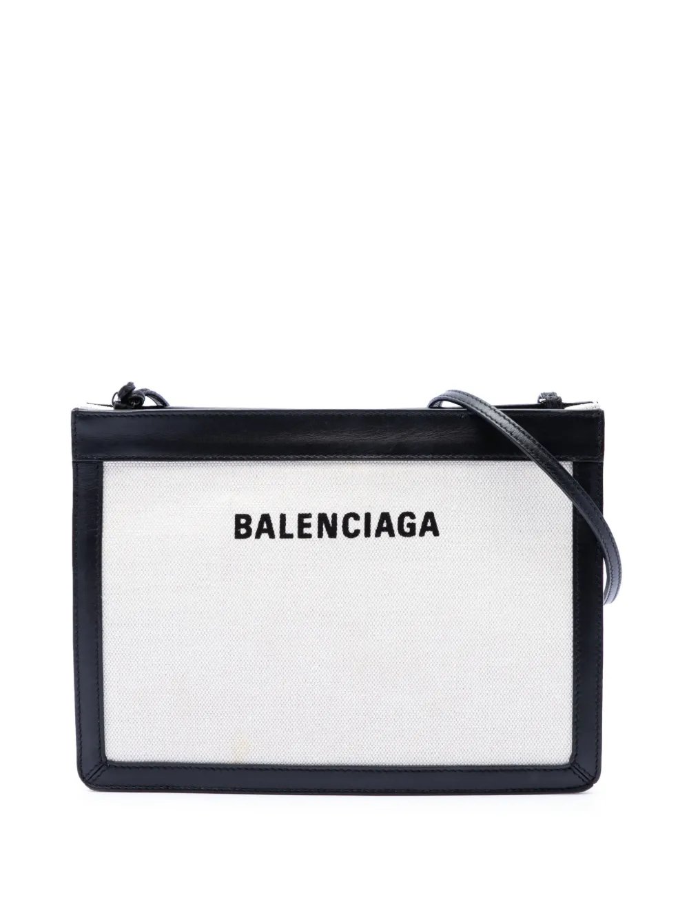 2018 Canvas Navy Pochette crossbody bag