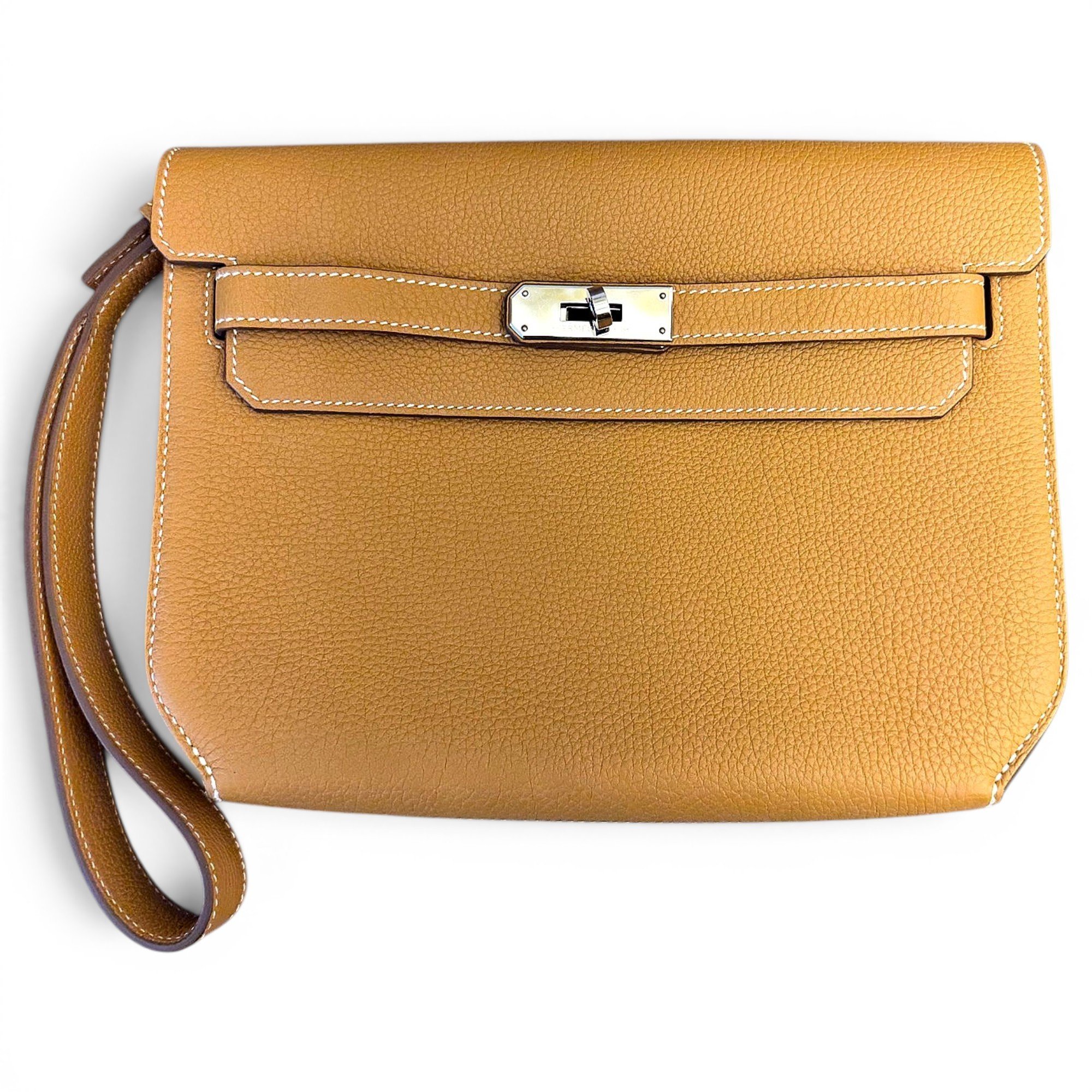 Kelly Dépêches leather clutch bag