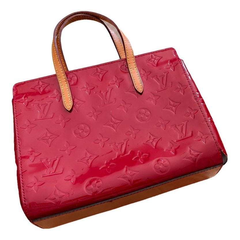 Houston patent leather handbag