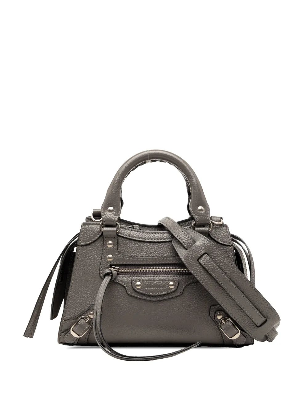 2008 Mini Grained Calfskin Motocross Neo Classic City satchel