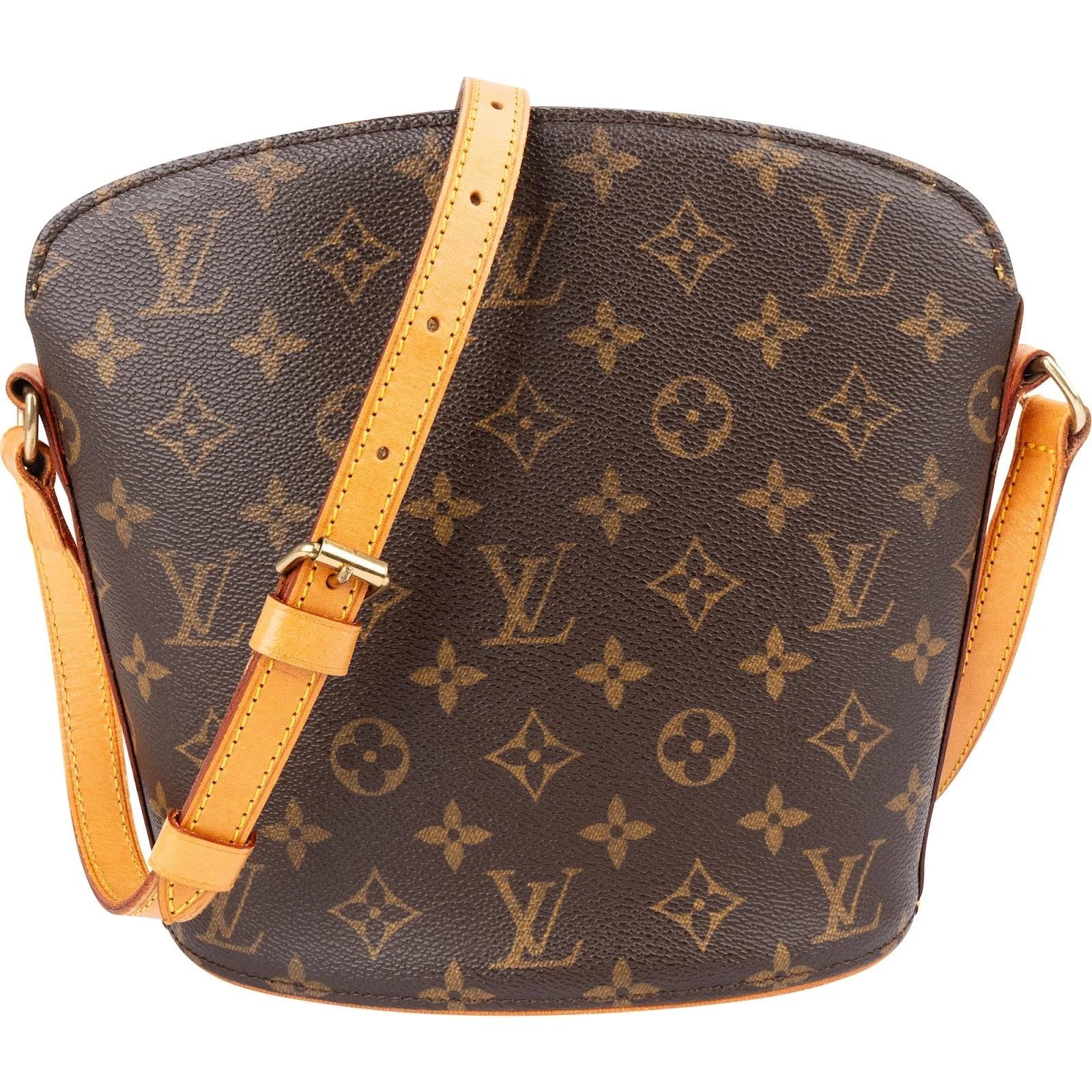 Drouot leather crossbody bag
