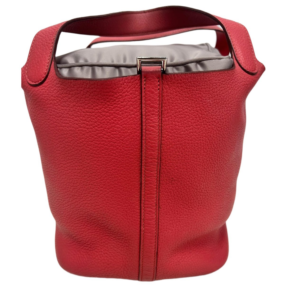 Picotin leather tote