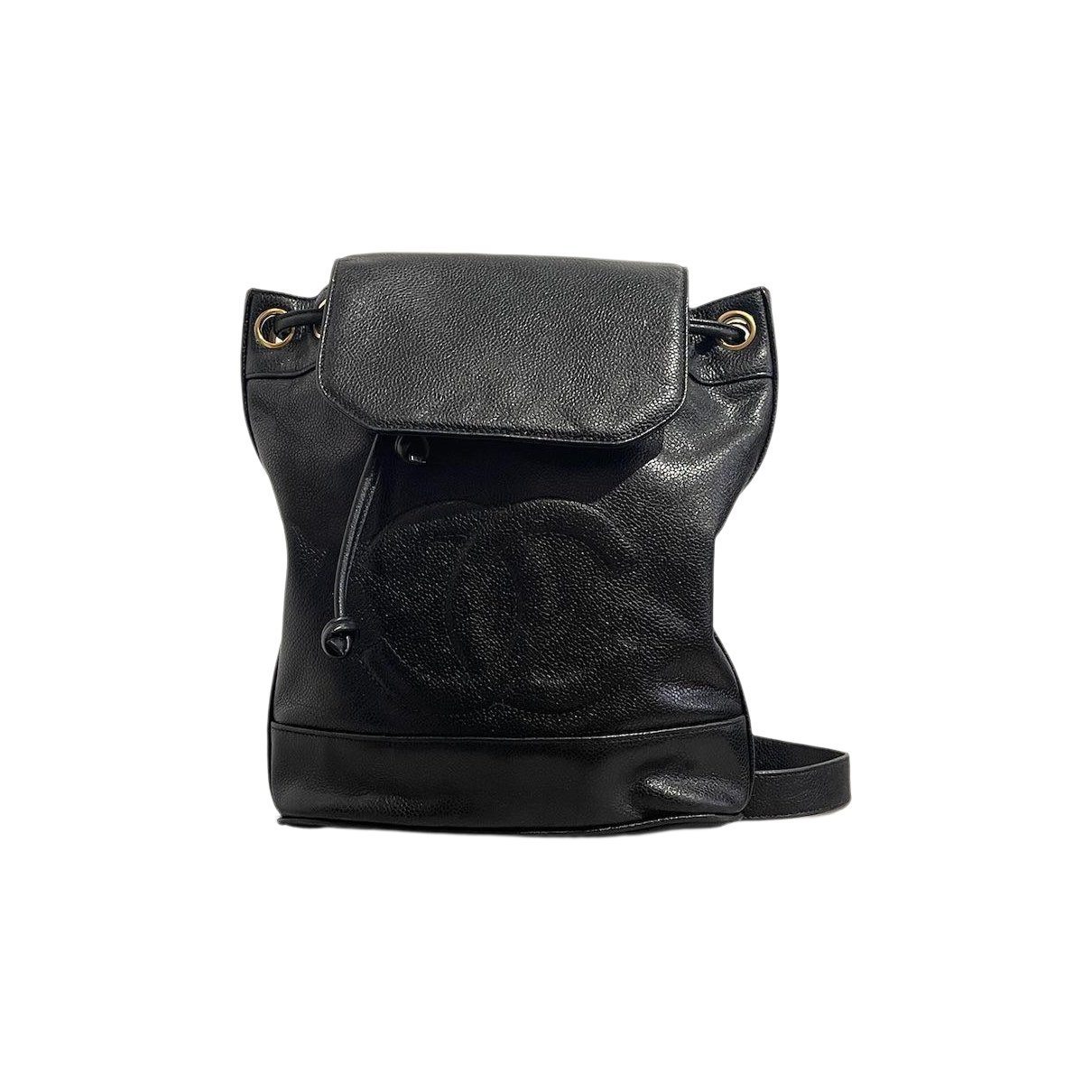 Leather backpack