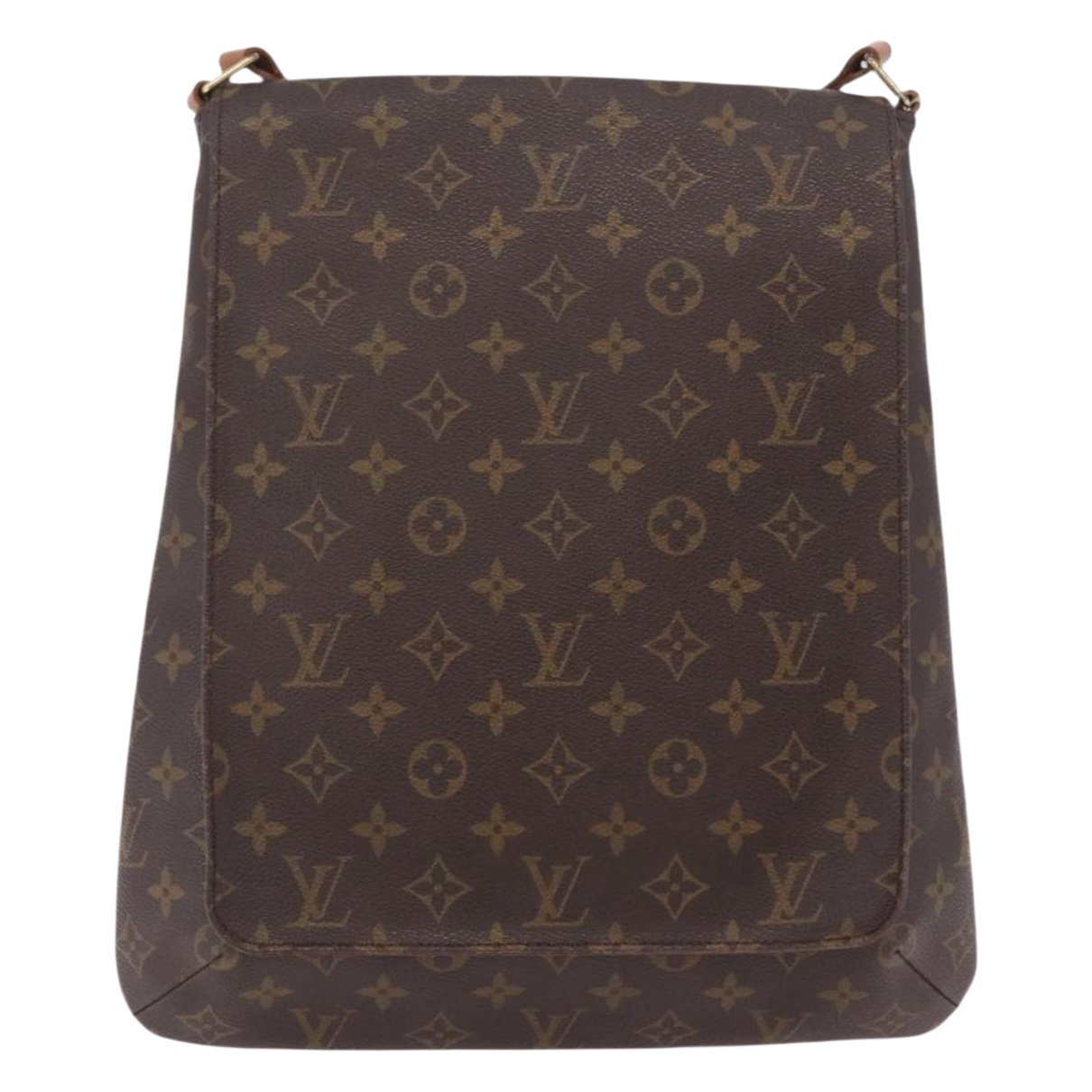 Musette cloth handbag