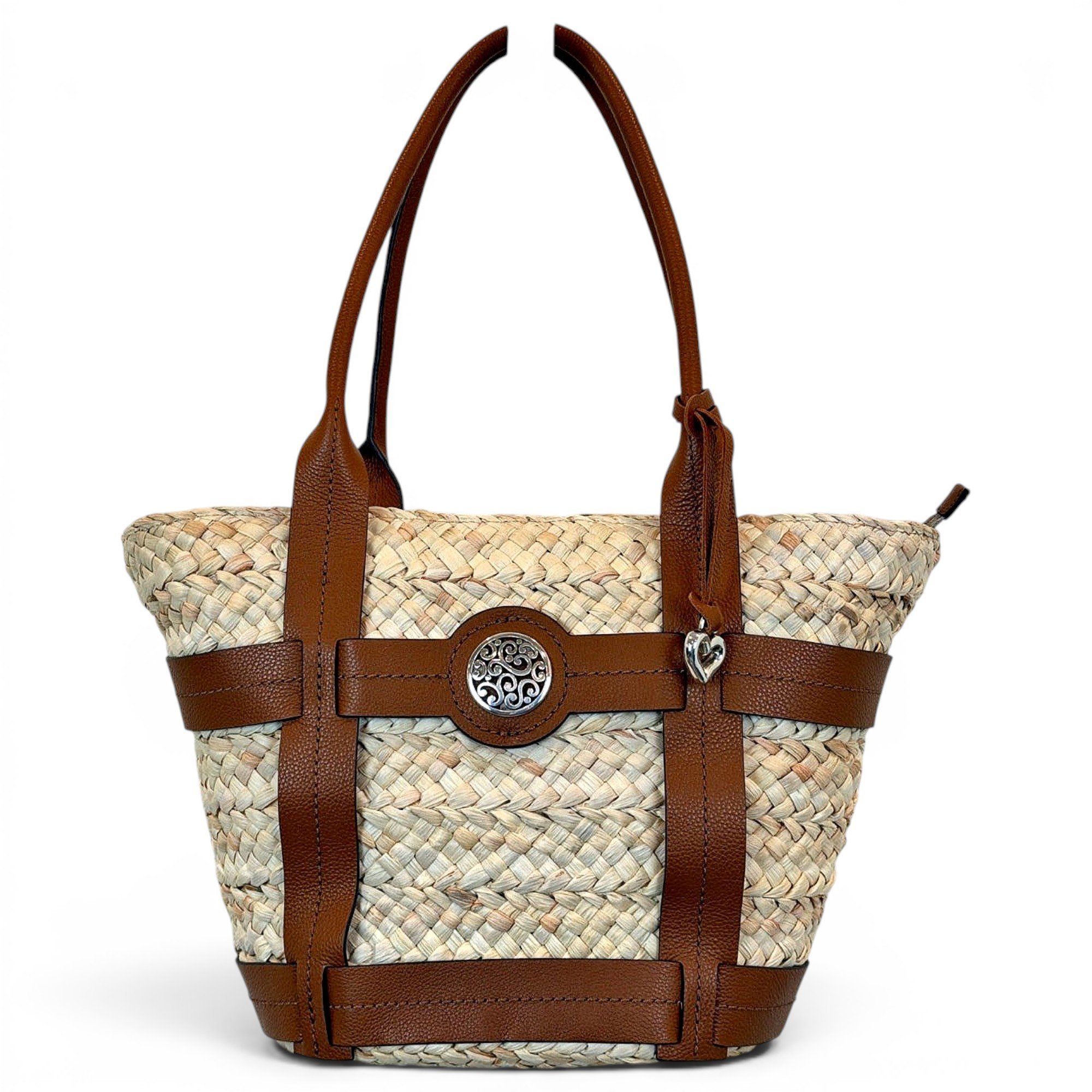 Leather tote