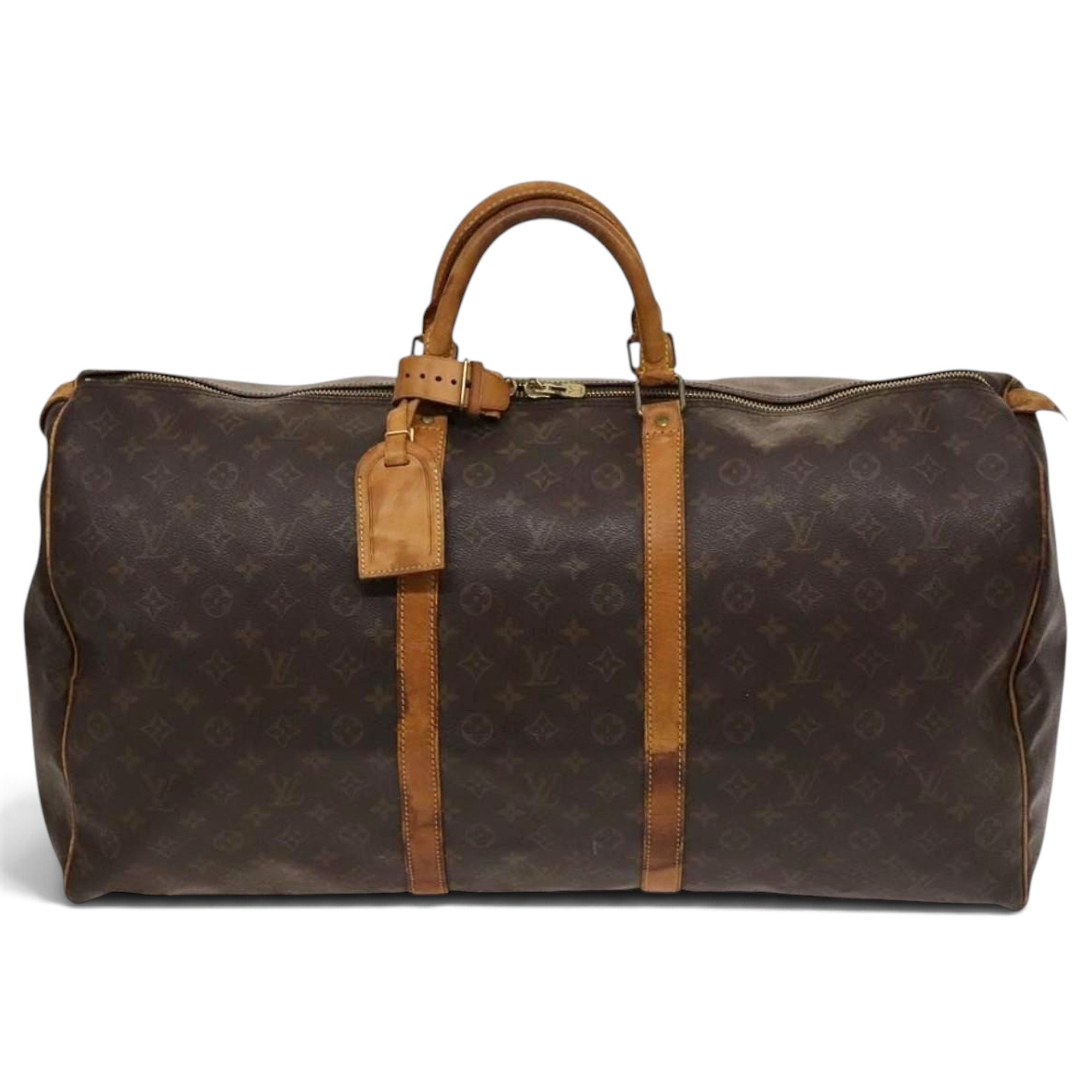Leather bowling bag
