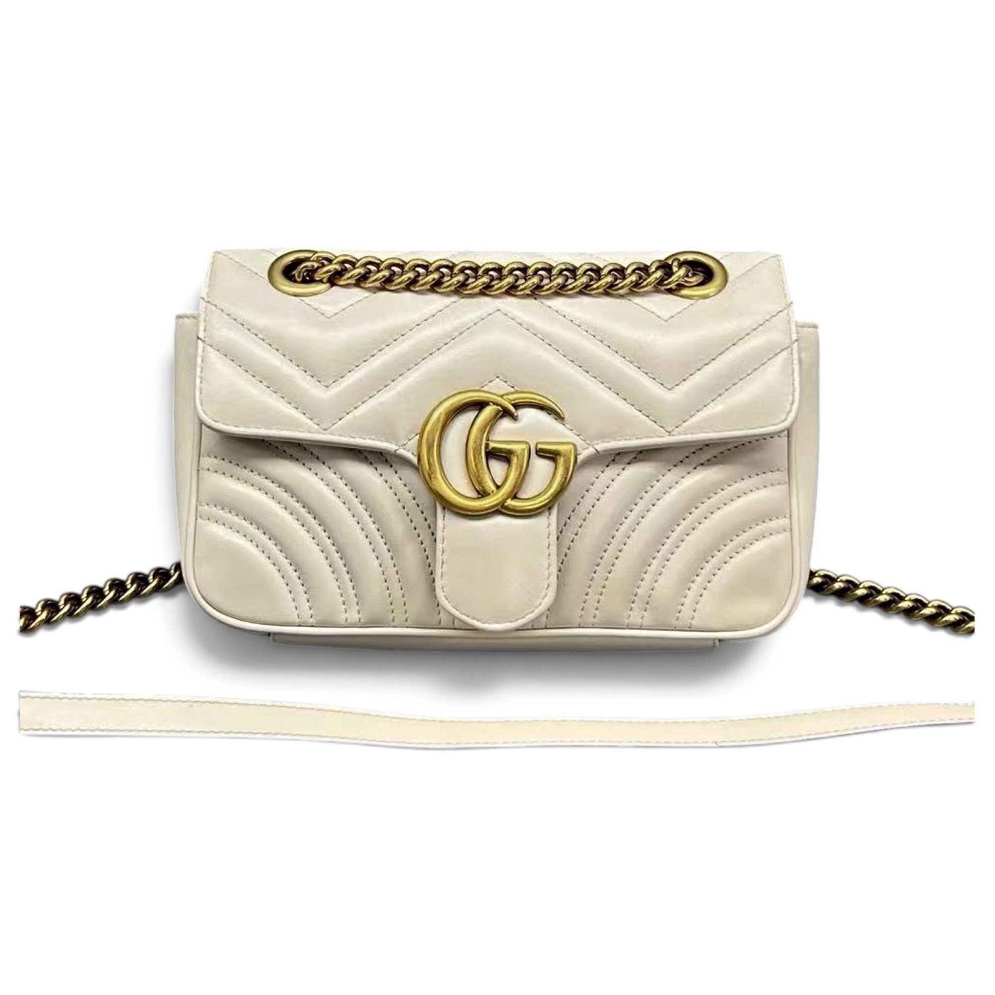 GG Marmont Flap leather handbag