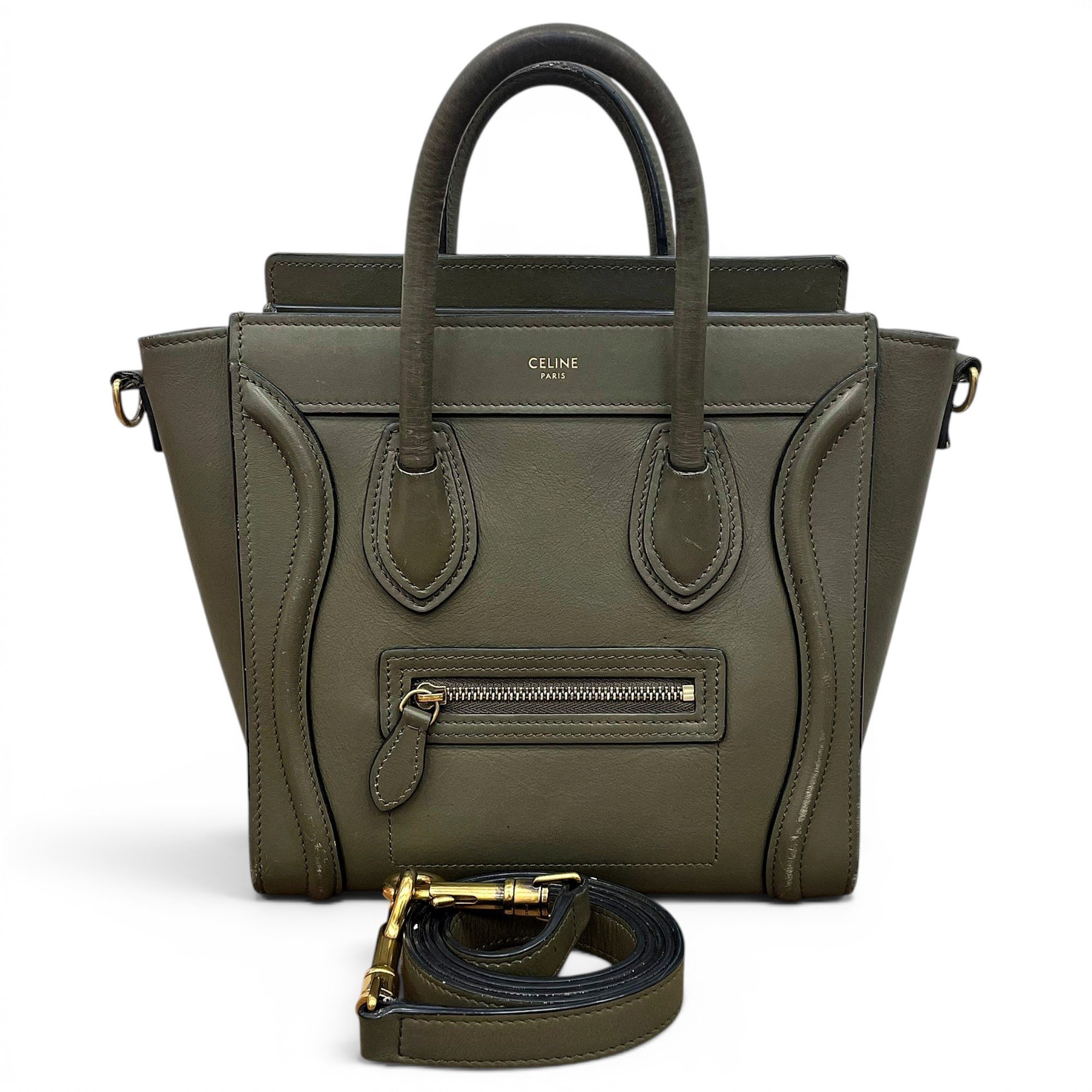 Luggage leather handbag