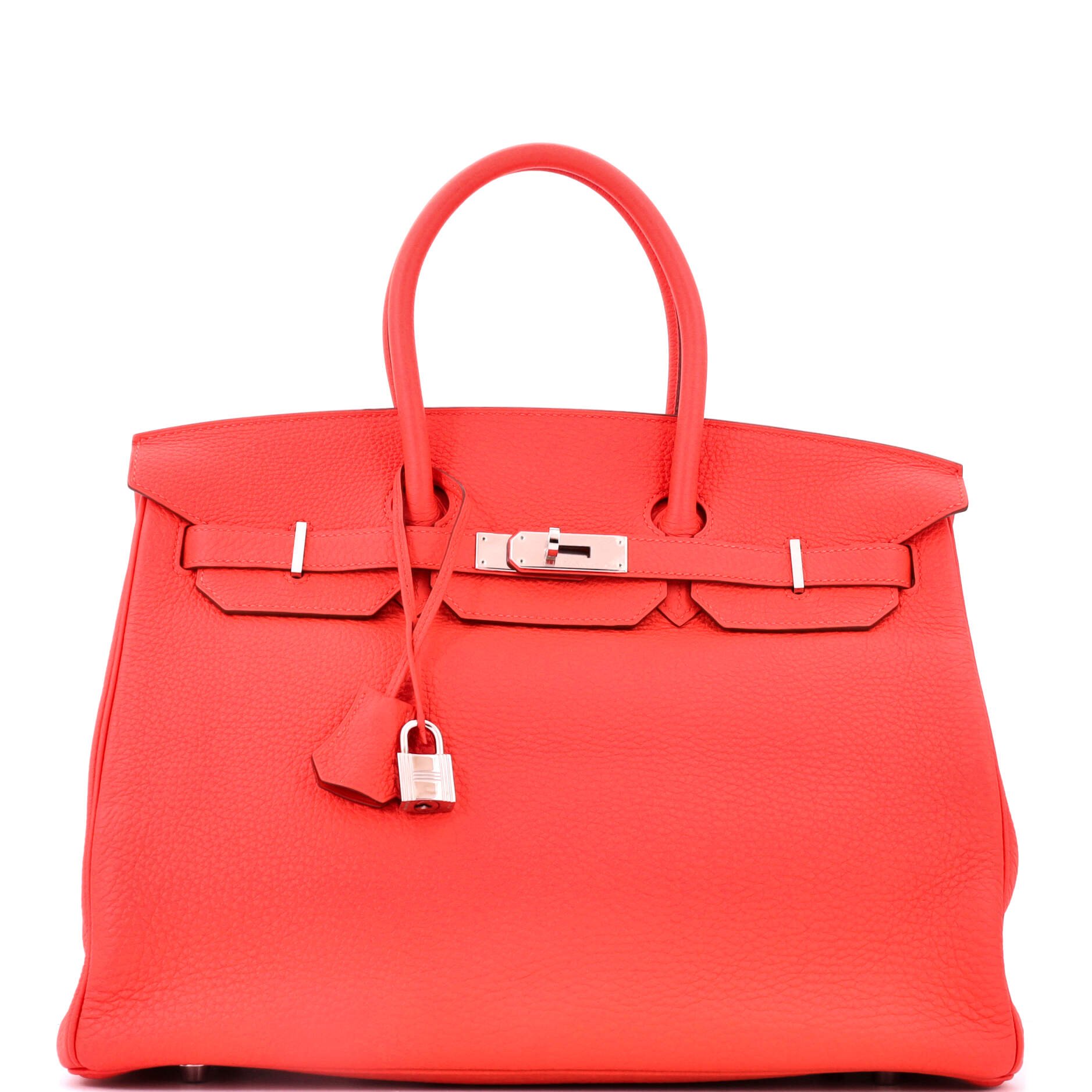 Birkin Handbag Capucine Togo with Palladium Hardware 35
