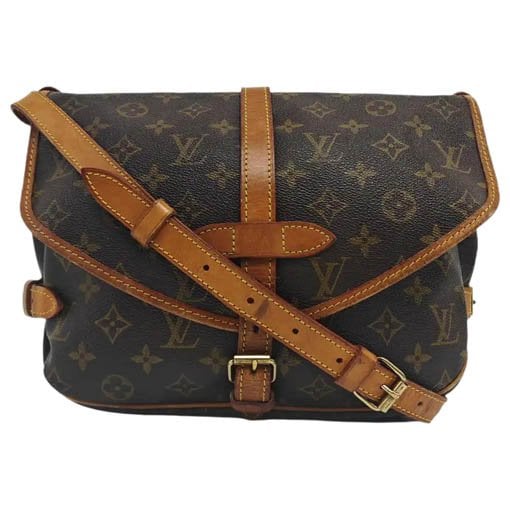 Saumur leather crossbody bag