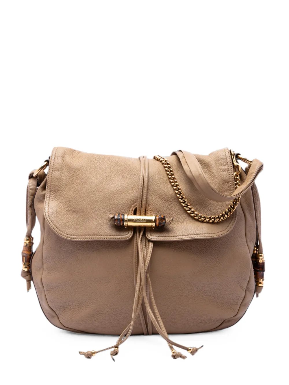 2016-2026 Large Pebbled Calfskin Jungle satchel